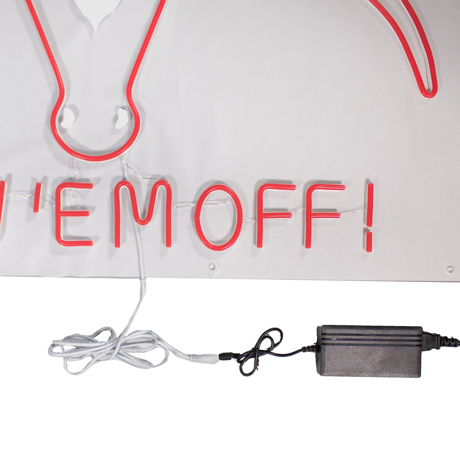 Saw 'Em Off Neon Sign