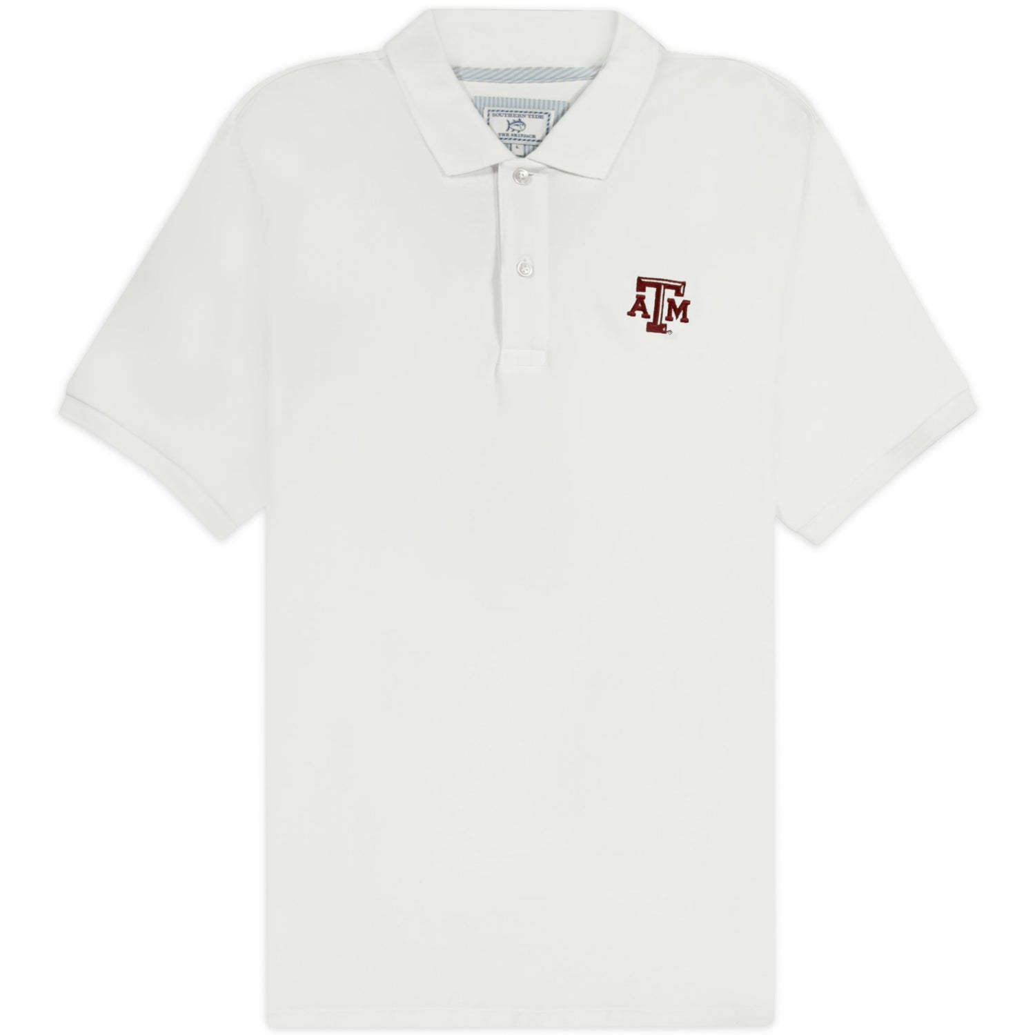 Texas A&M Southern Tide White Gameday Polo