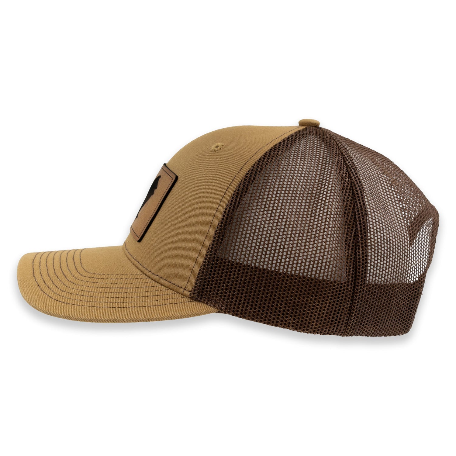 Texas A&M Reveille Leather Patch Hat