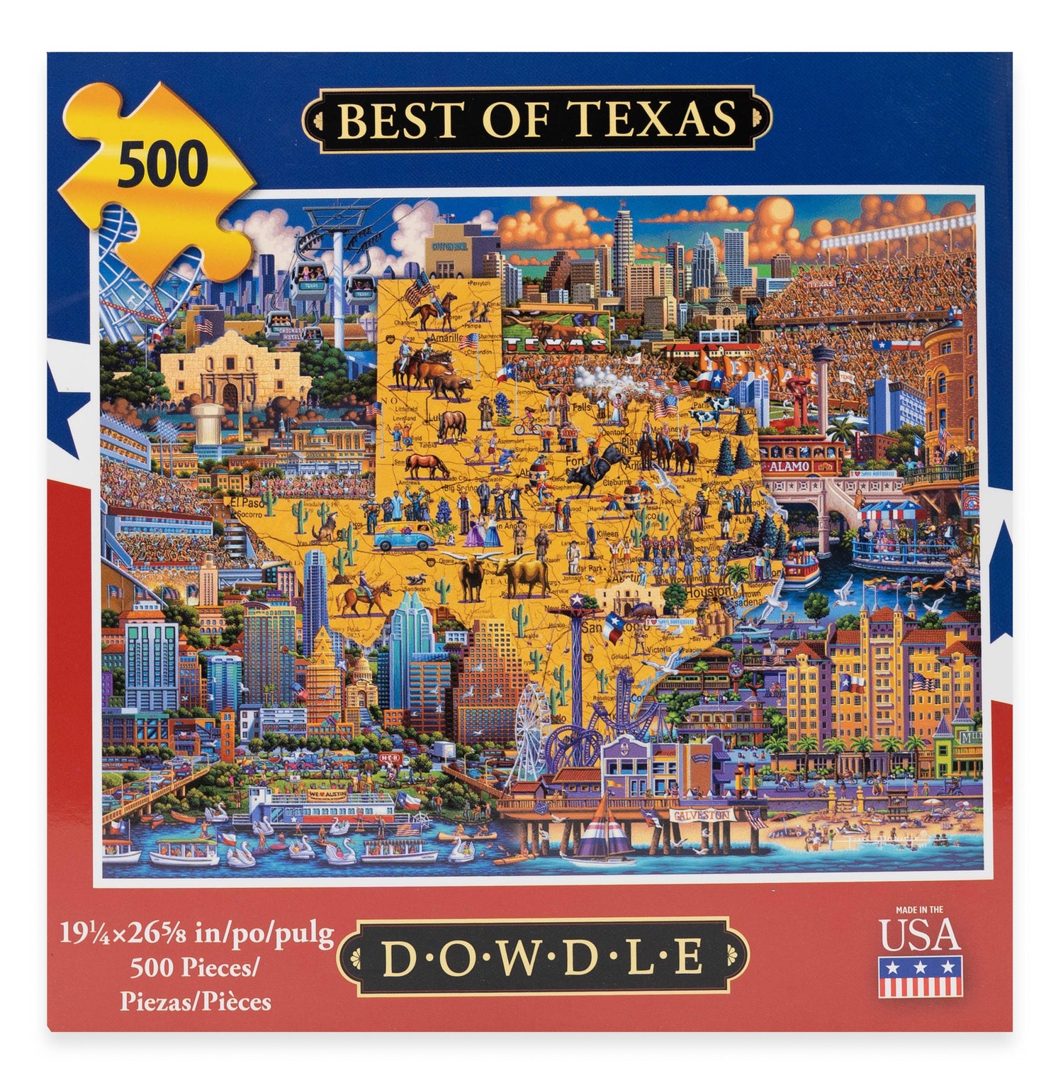 Best of Texas 500 Piece Dowdle Puzzle