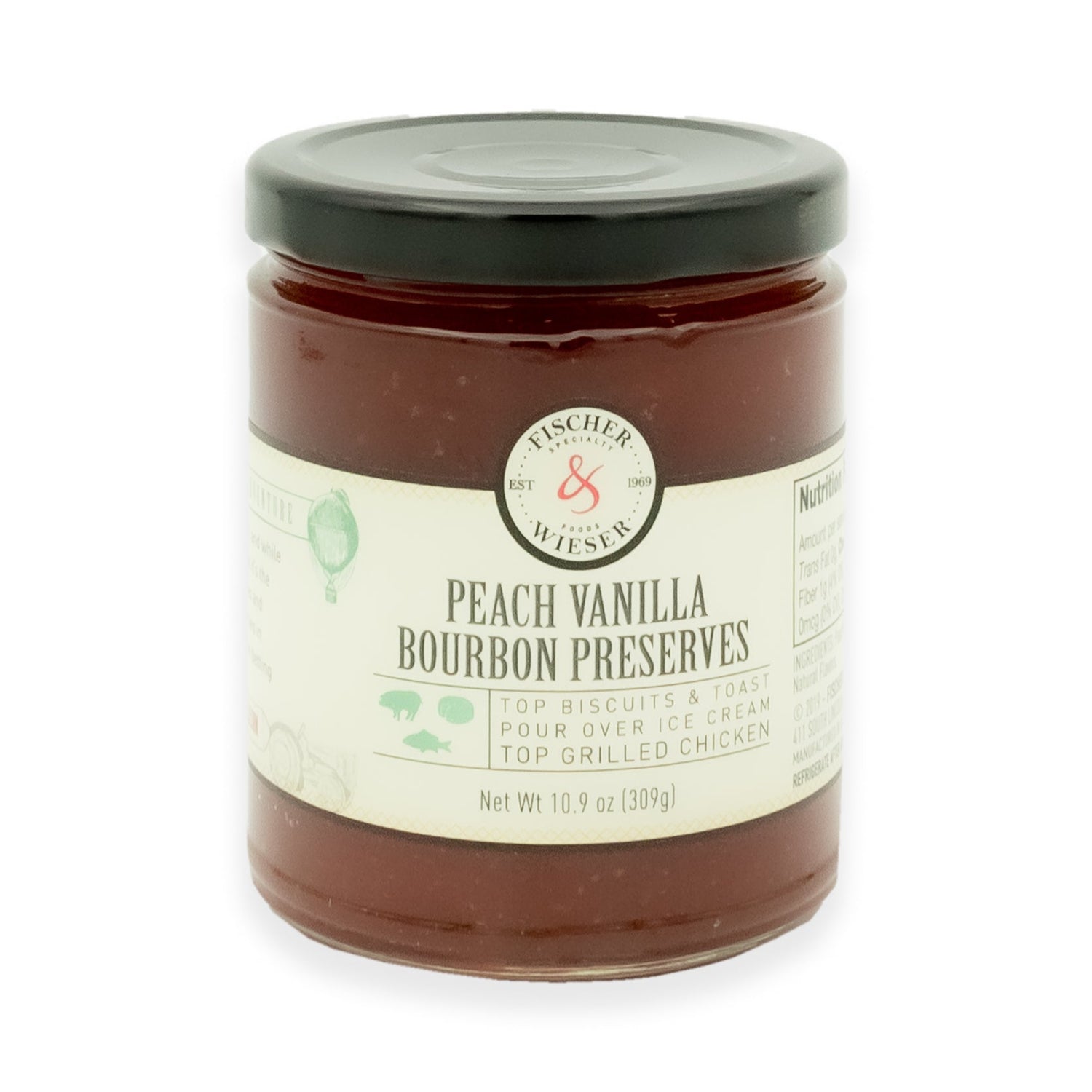 Fischer & Wieser Peach Vanilla Bourbon Preserves
