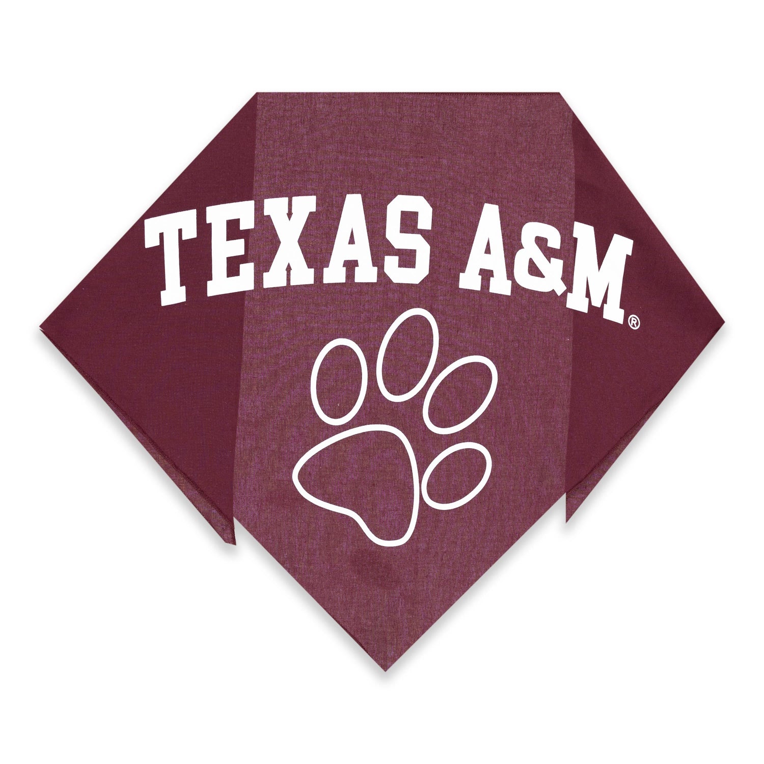 Texas A&M Large Triangle Pet Bandana