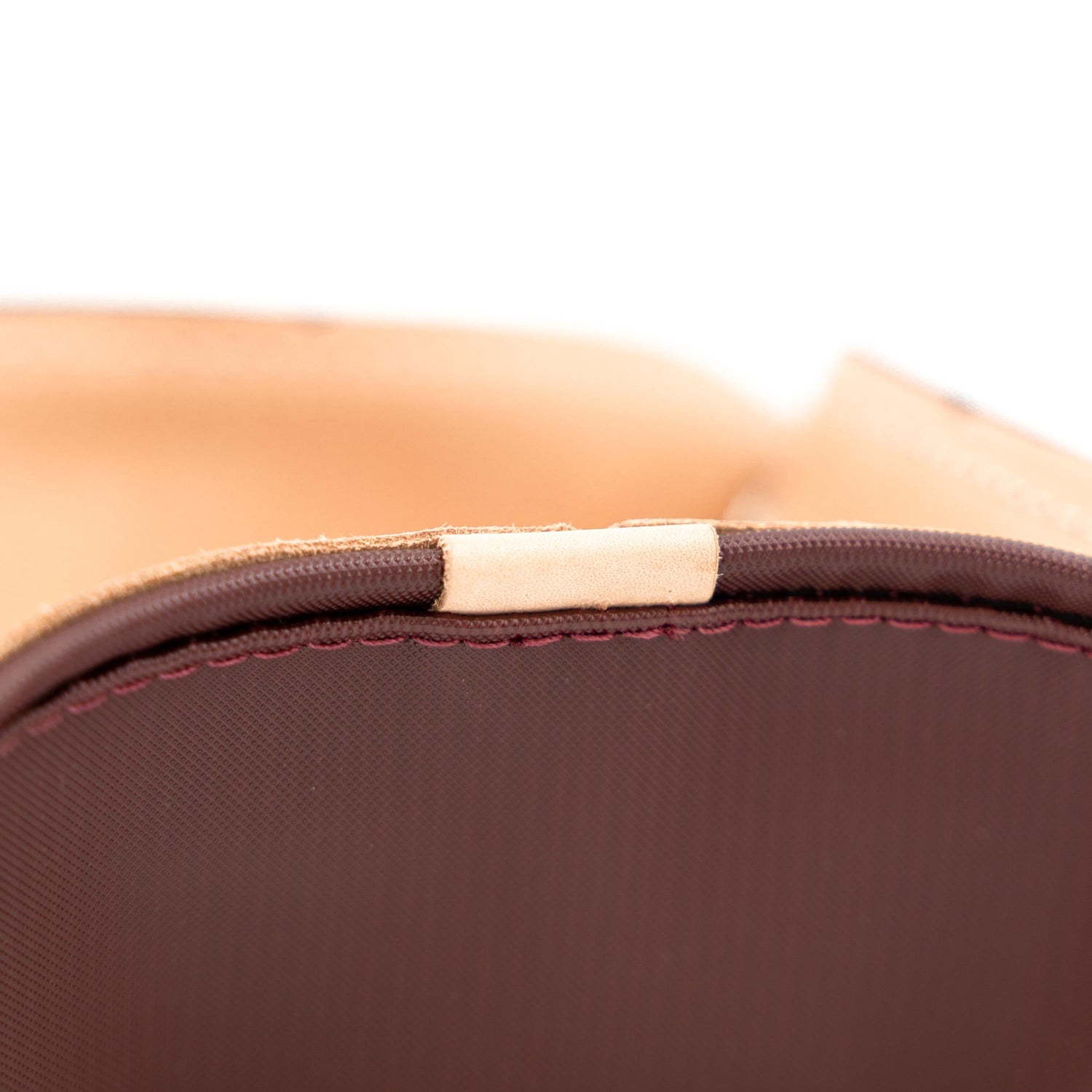 Jon Hart Maroon Leather Catch-All