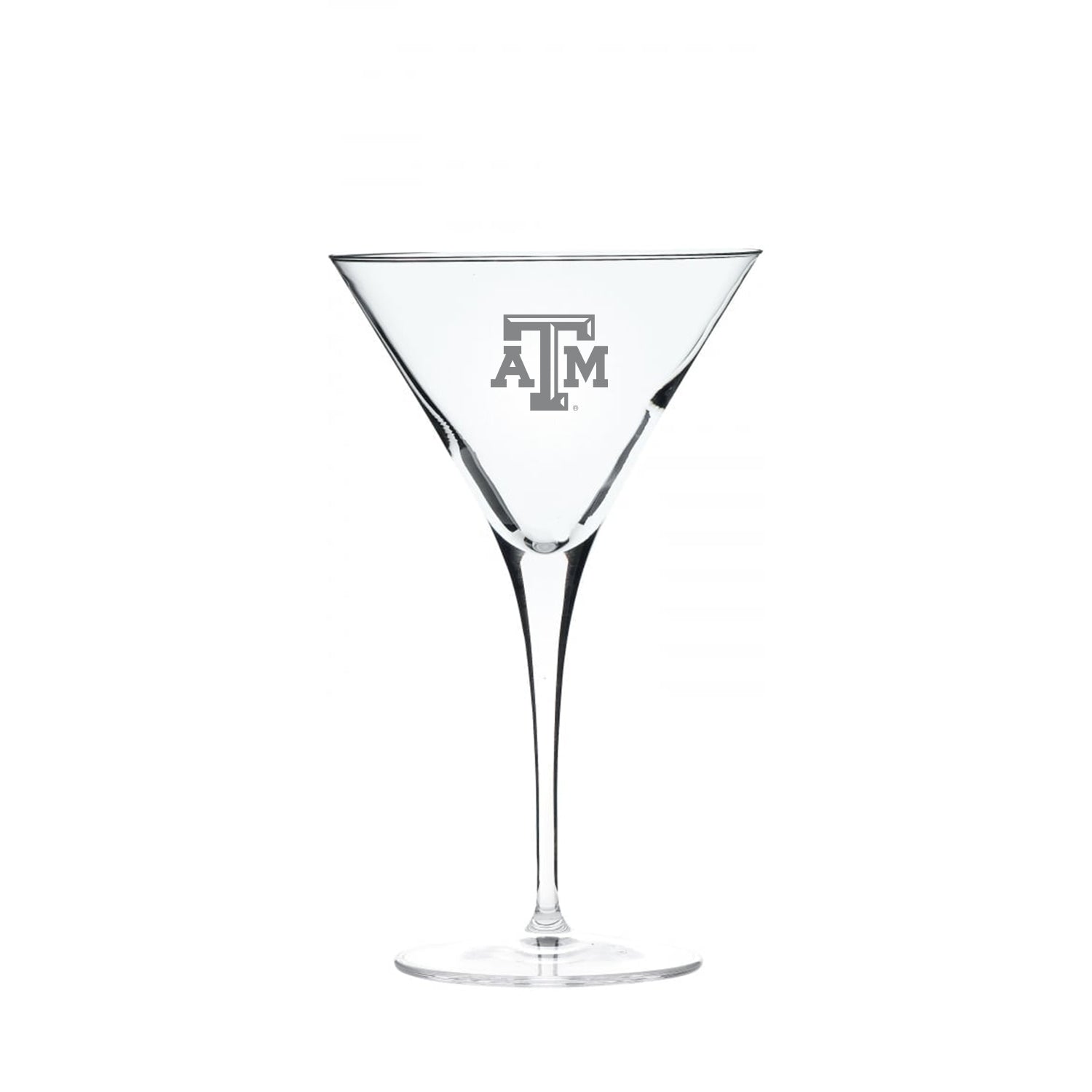 DROPSHIP ITEM: Texas A&M Set of 2 Martini Glasses