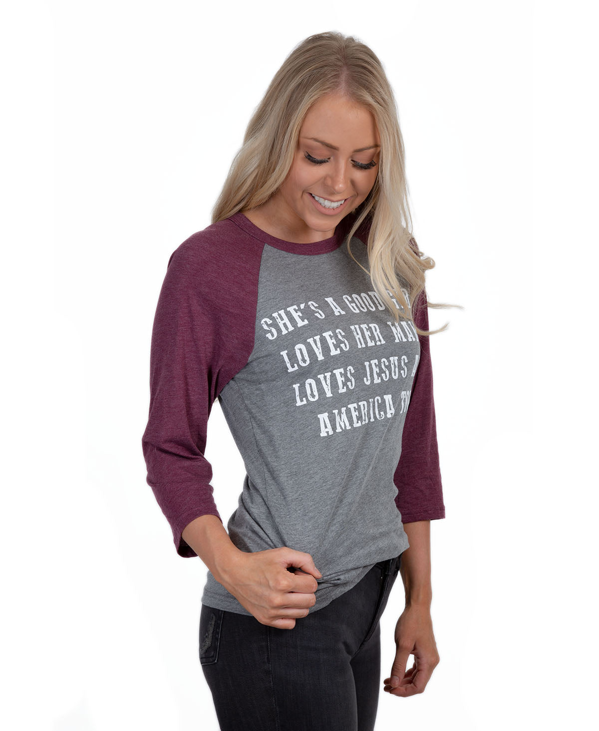 Charlie Southern Good Girl Raglan