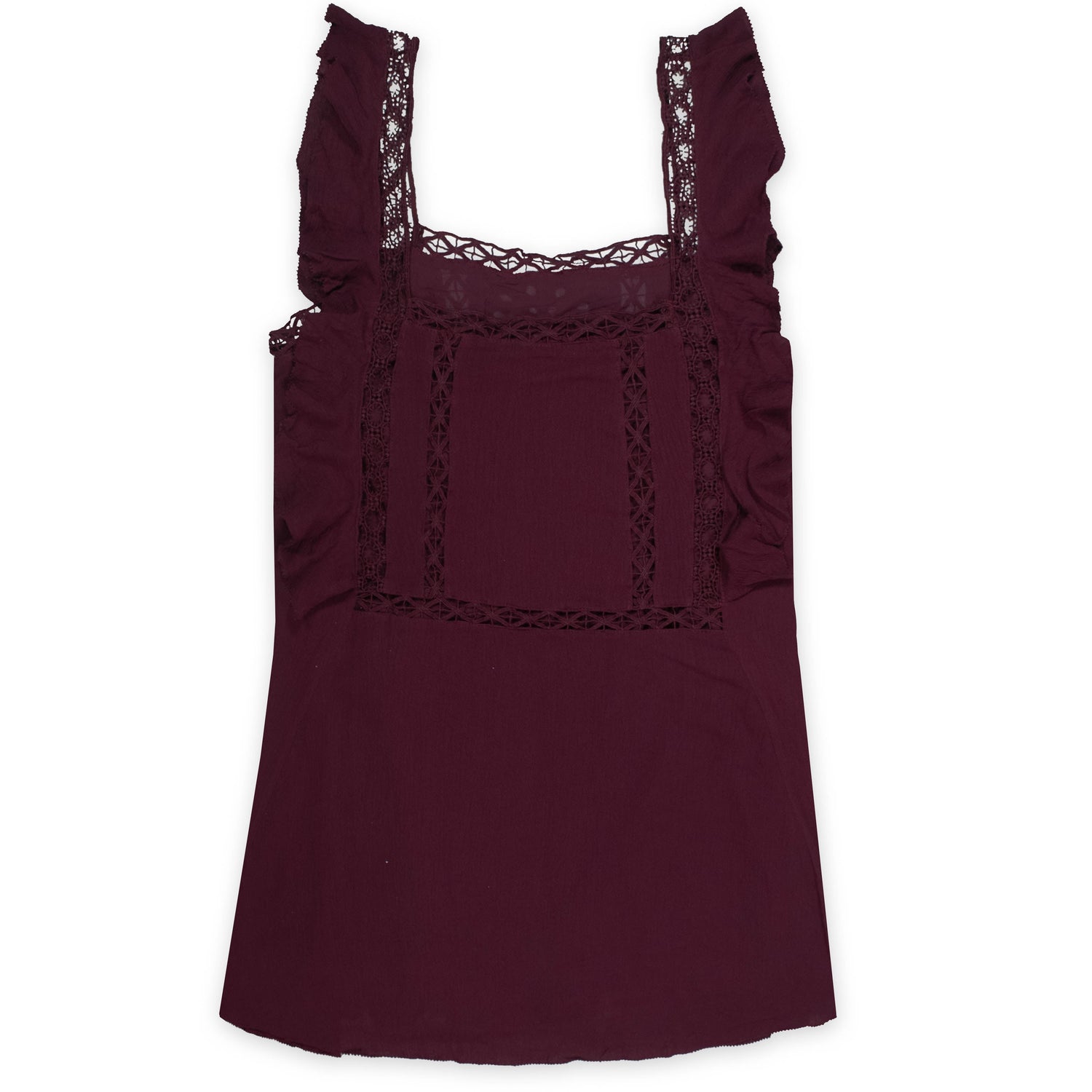 Maroon Flowy Babydoll Dress