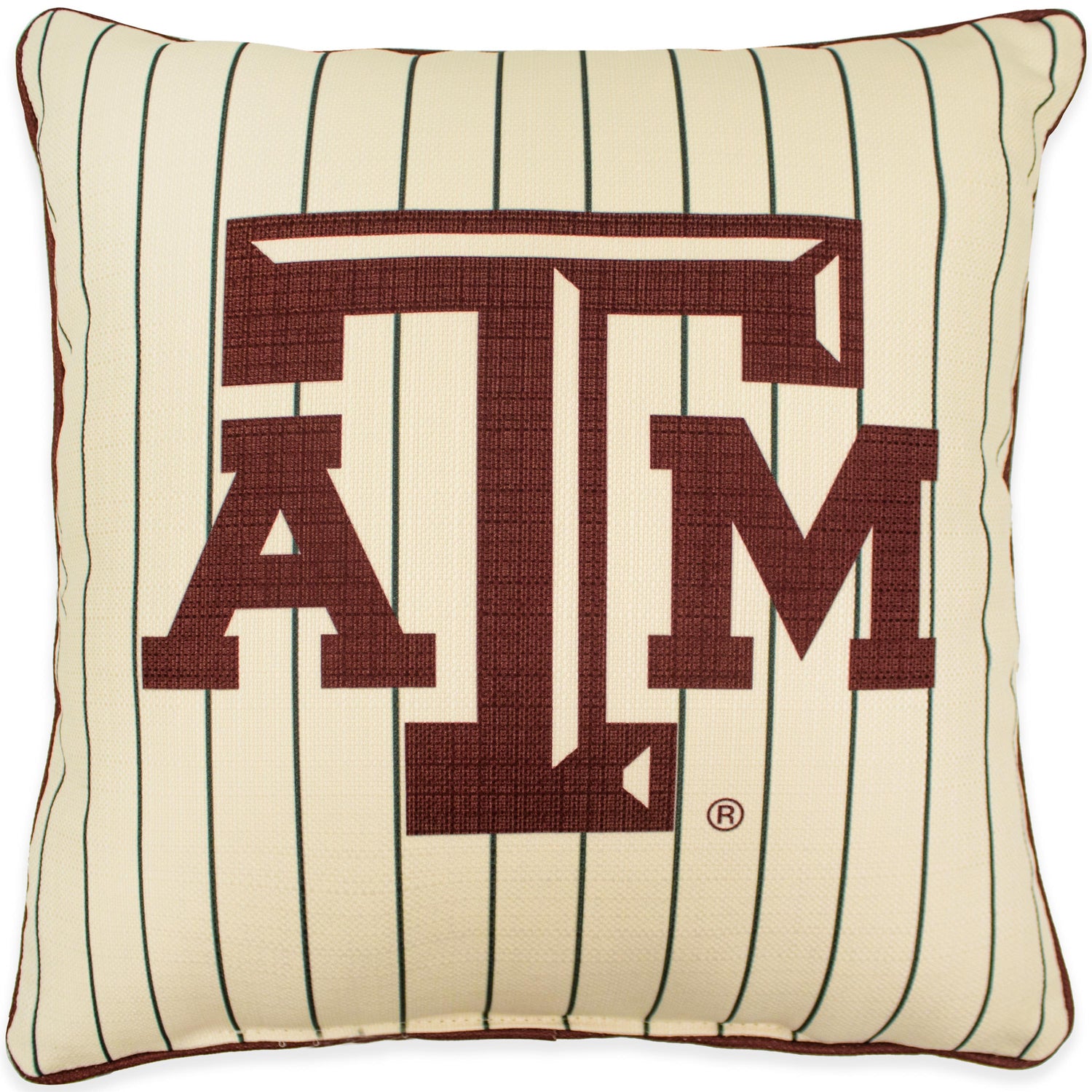 Texas A&M Pinstripe Pillow