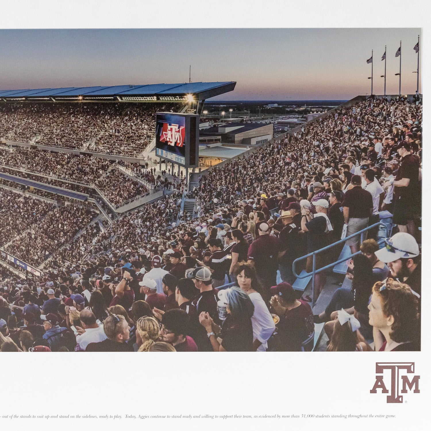 Texas A&M Kyle Field Unframed Panorama