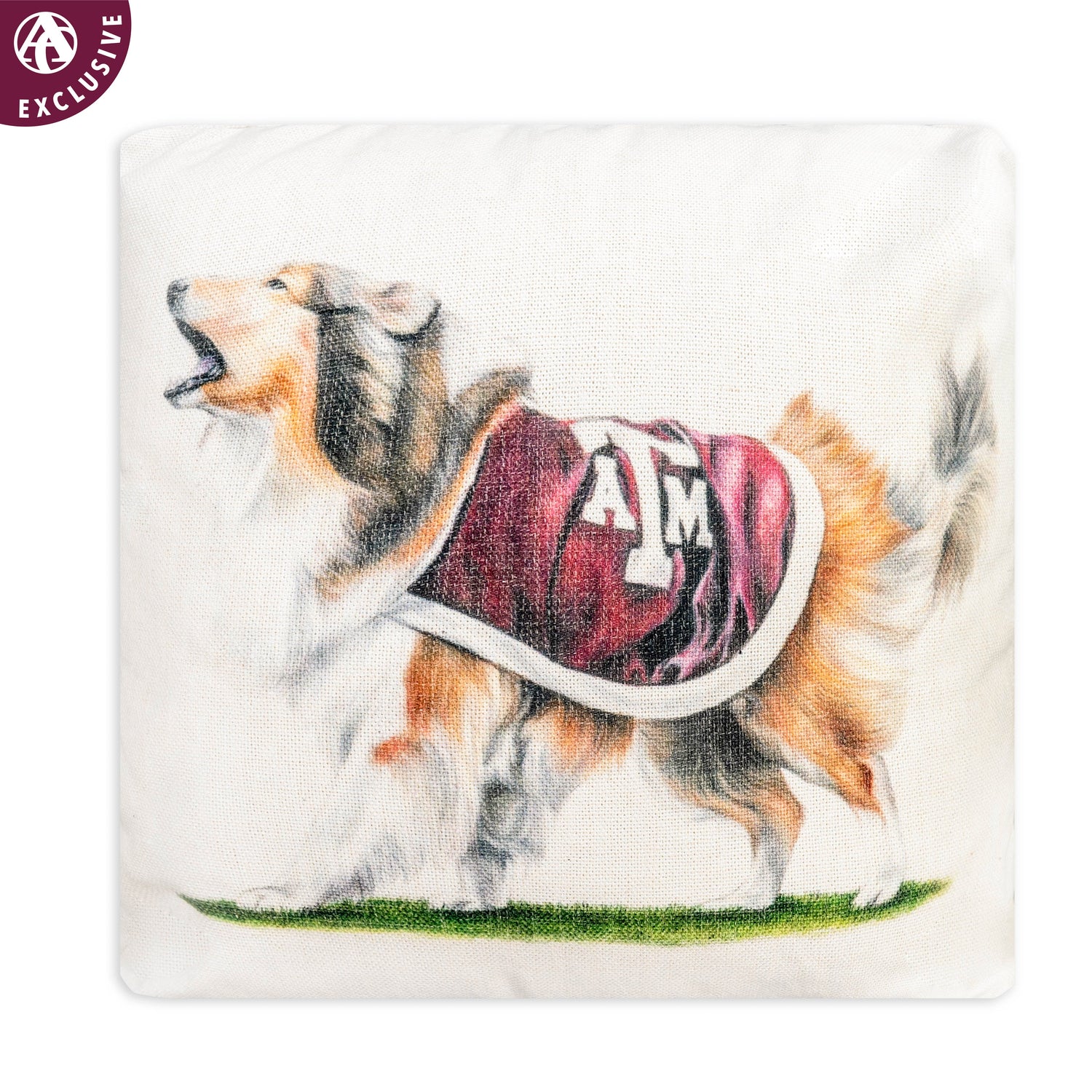 Texas A&M Aggie Reveille Pillow