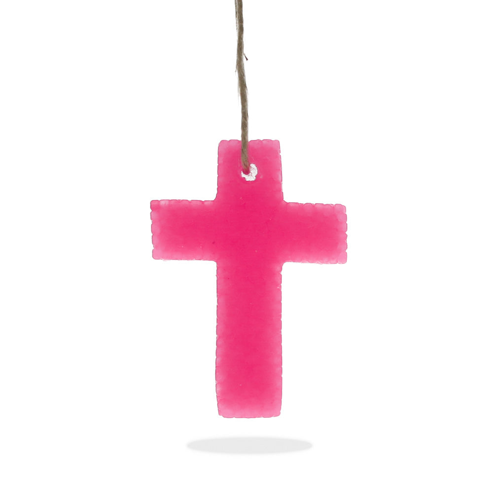 Cross Strawberry Leather Bead Air Freshener