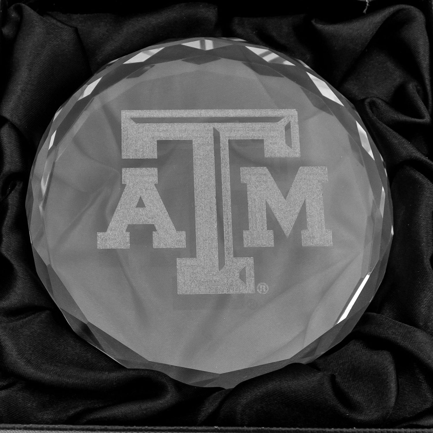 Texas A M Aggie Crystal Paperweight