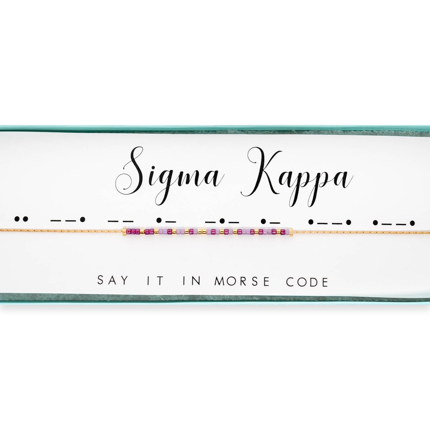 Sigma KappA&Morse Code Necklace