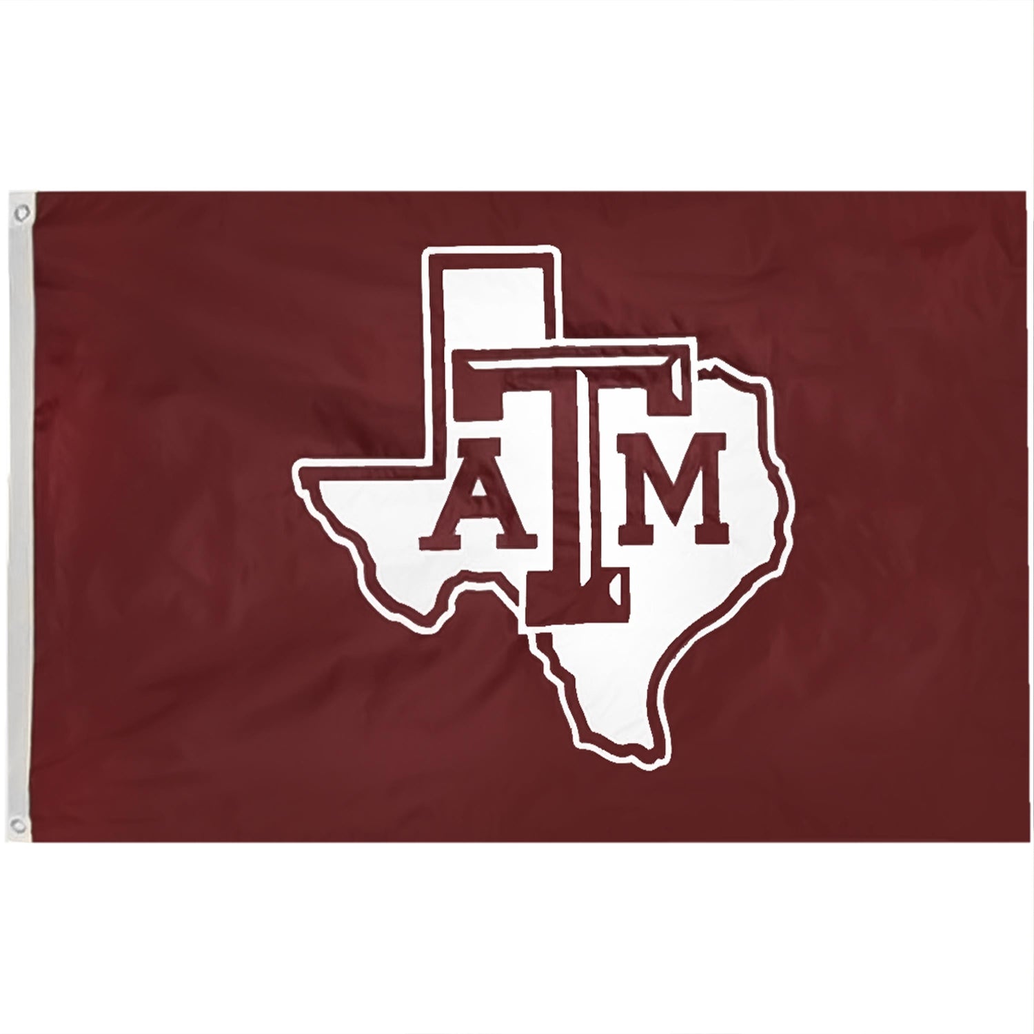 Texas A&M Maroon Lone Star Double Sided Flag 3' x 5'