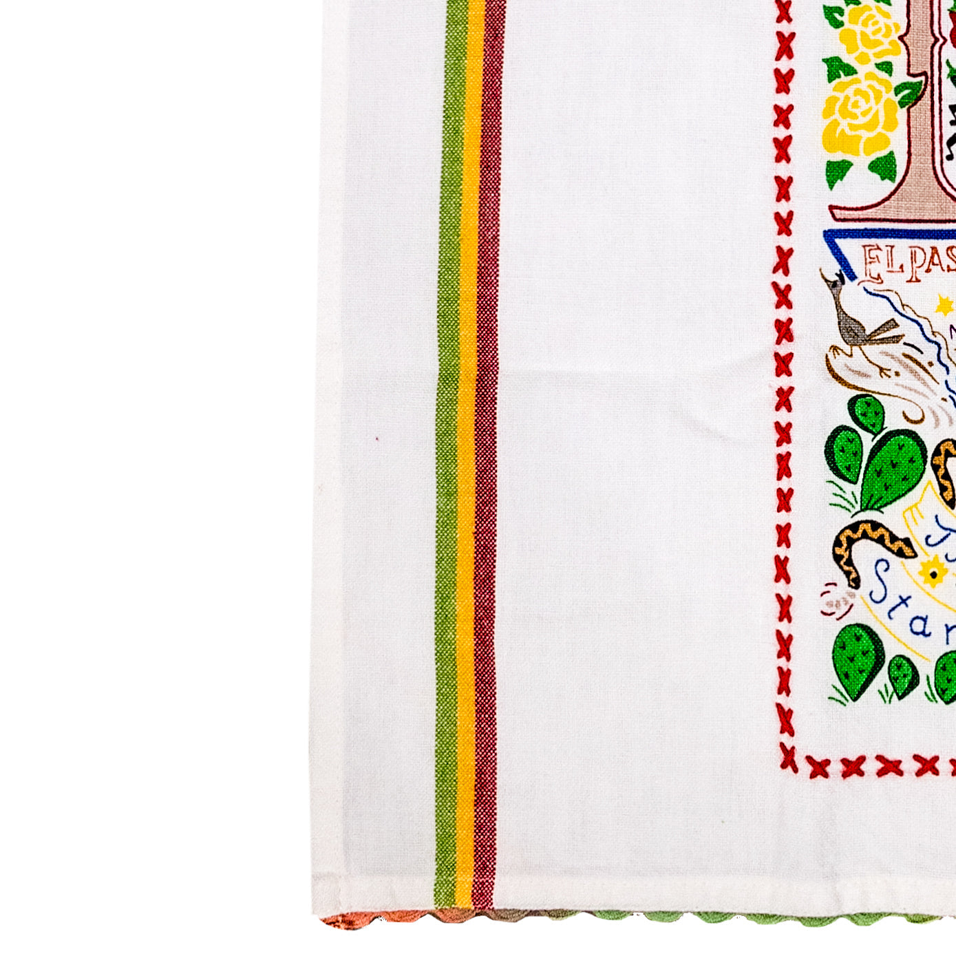 CatStudio Texas Print Dish Towel
