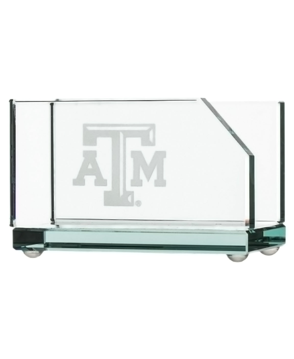 Texas A&M Campus Crystal Business Card Holder