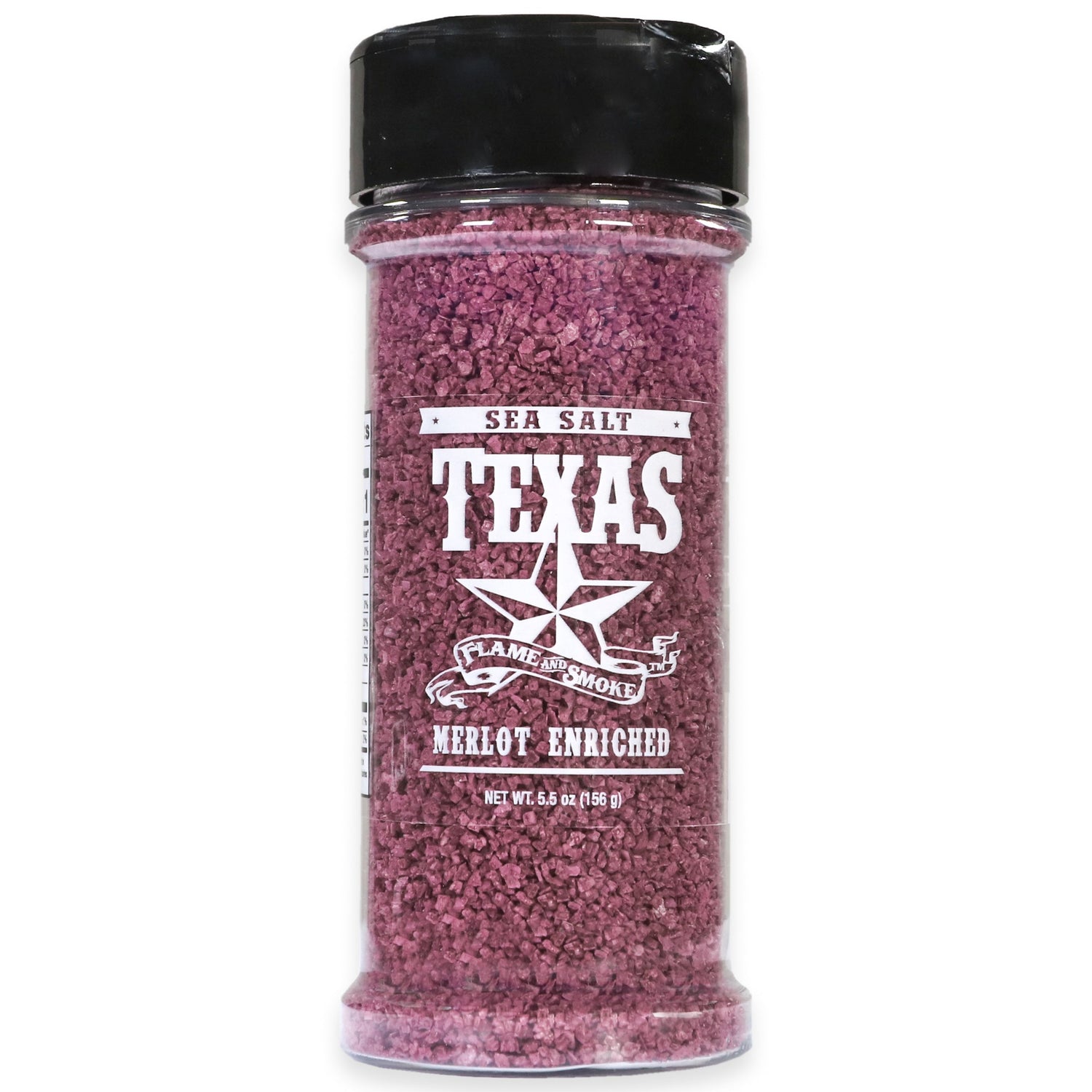 Texas Flame and Smoke Merlot Enriched Sea Salt