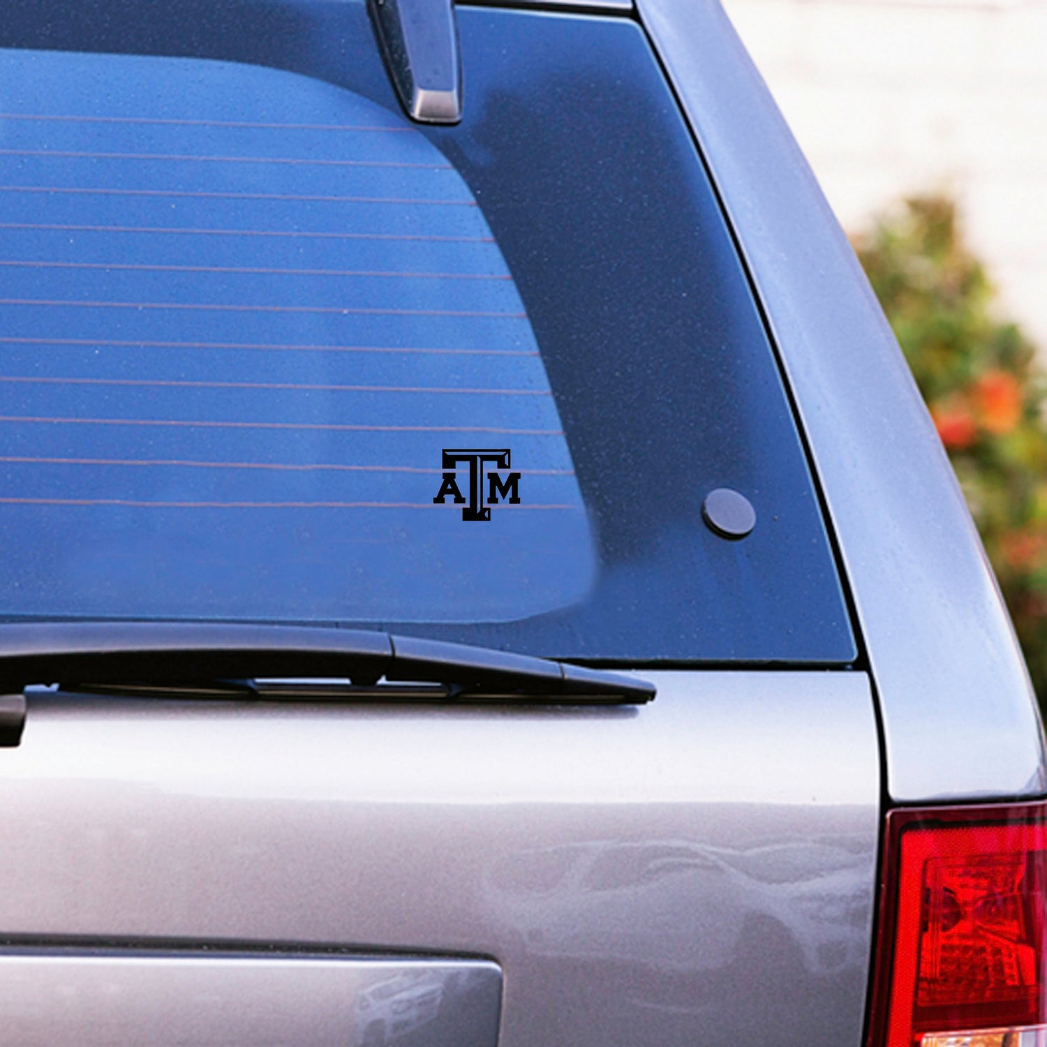 Texas A M Aggie Small Beveled Black Decal