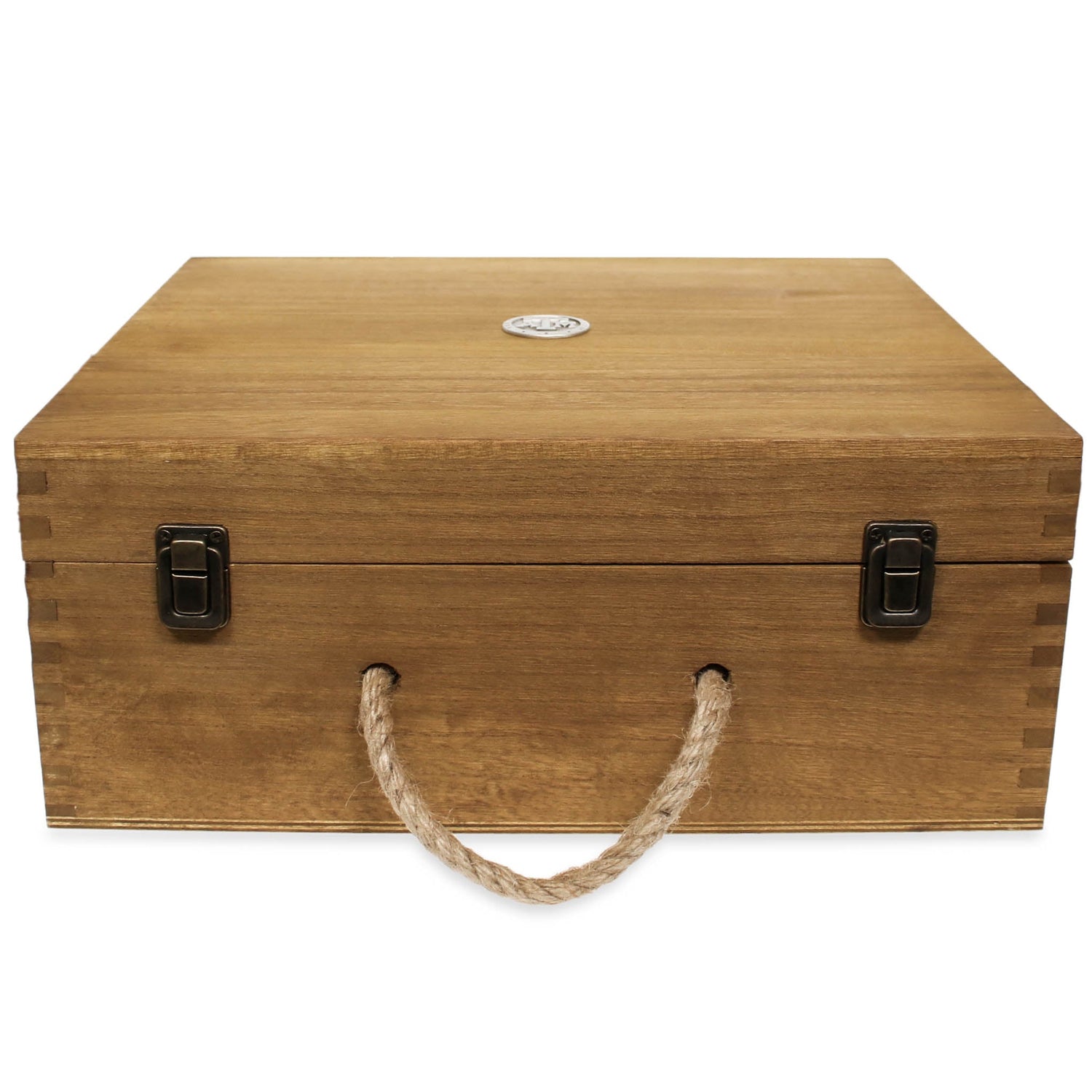 Heritage Pewter Light Wood Beer Chest Set