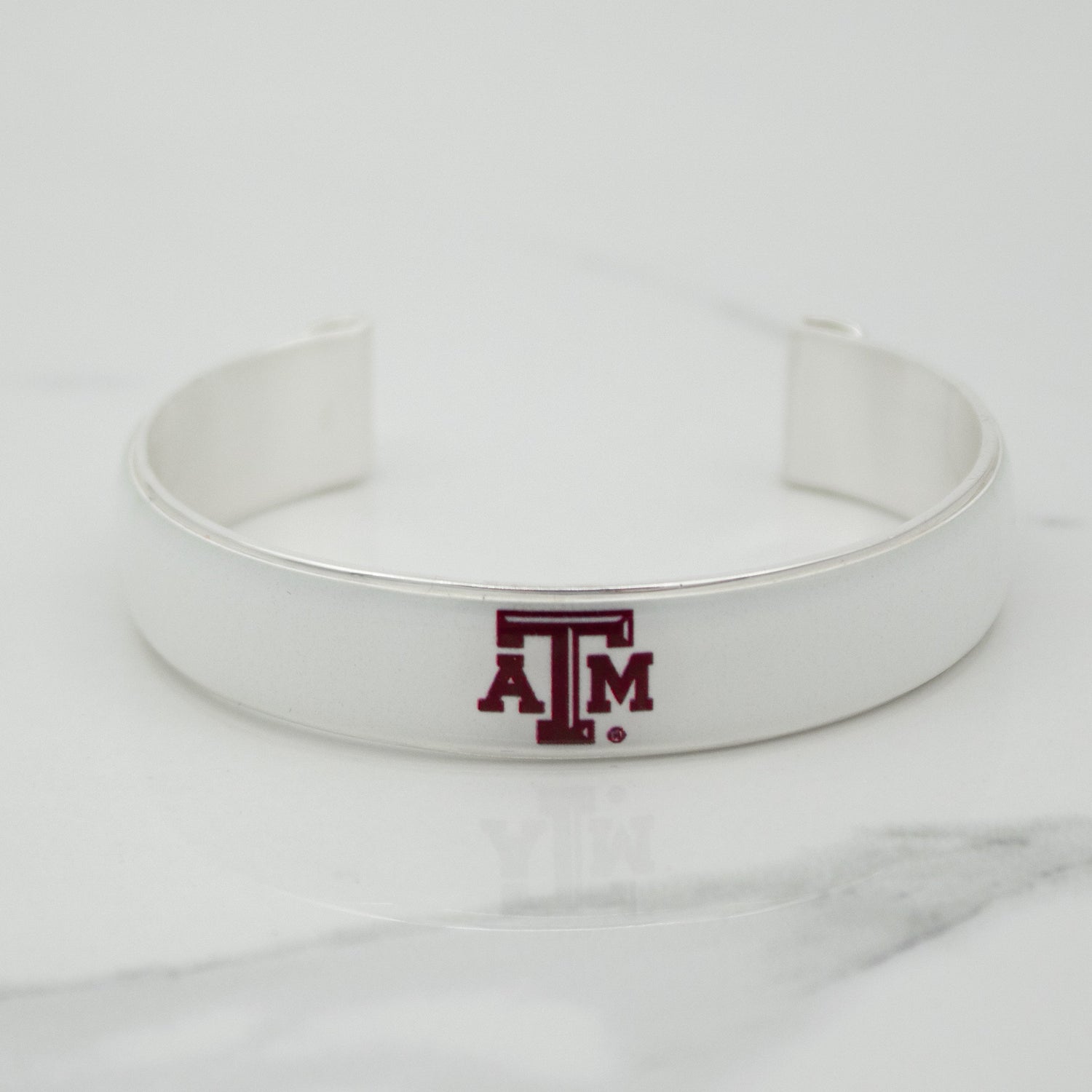 Texas A&M Art Deco Cuff Bracelet