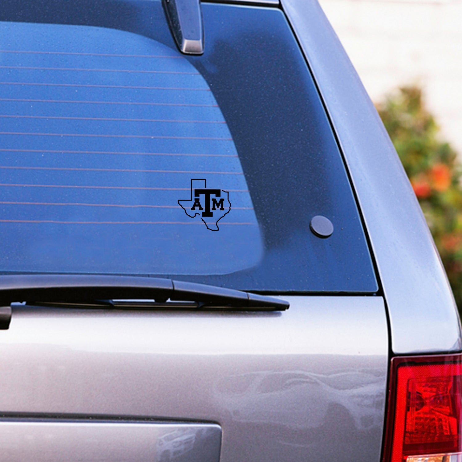 Texas A&M Lone Star Block Logo Black Decal