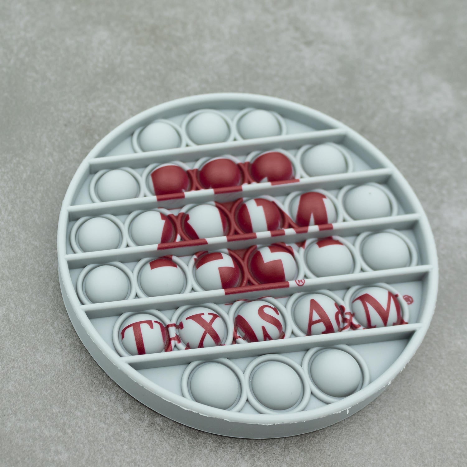 Texas A&M Football Helmet & Circle Push-Itz 2 Pack