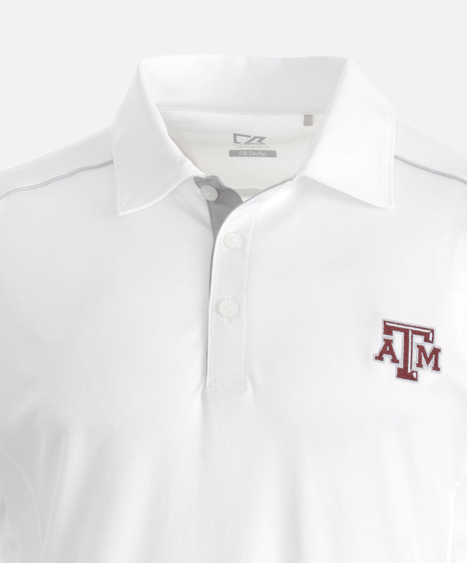 Cutter & Buck Texas A&M Drytec Foss Hybrid Polo