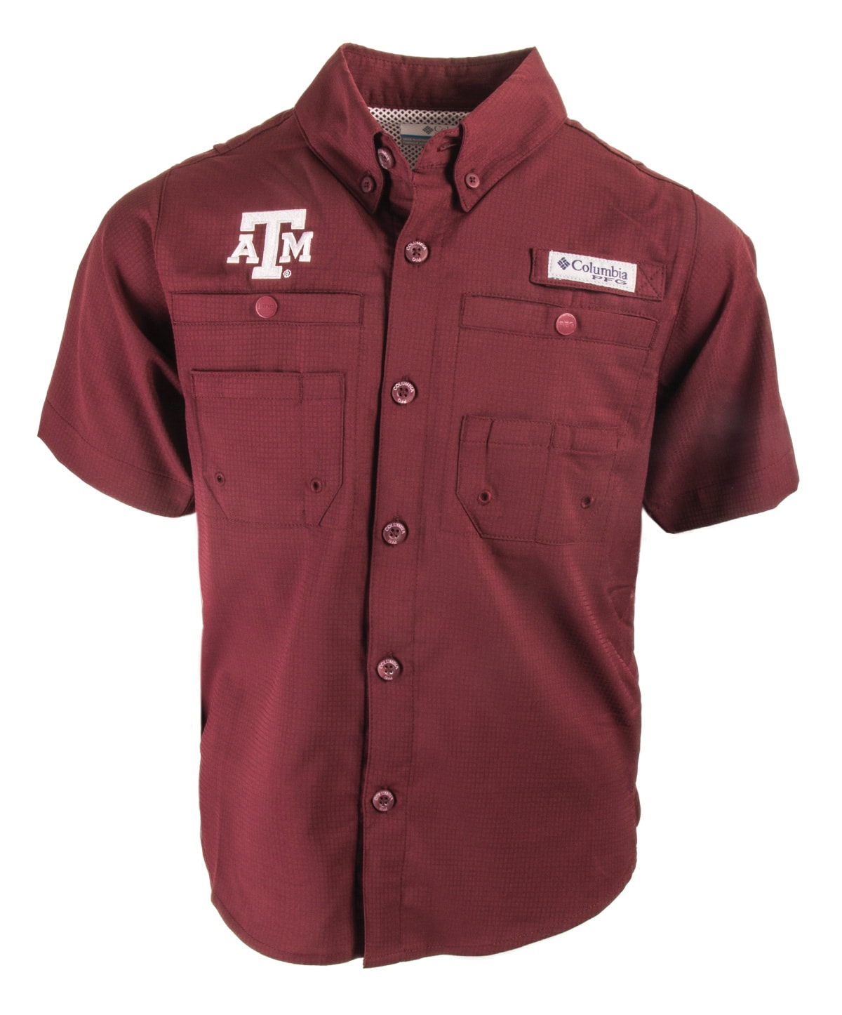 Columbia Texas A&M Youth Tamiami Short Sleeve