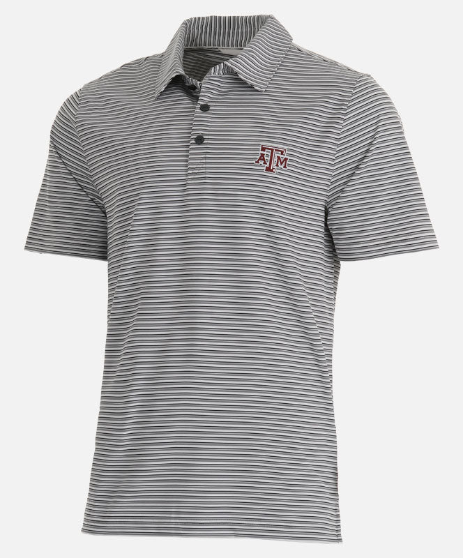 Cutter & Buck Texas A&M Division Stripe Polo