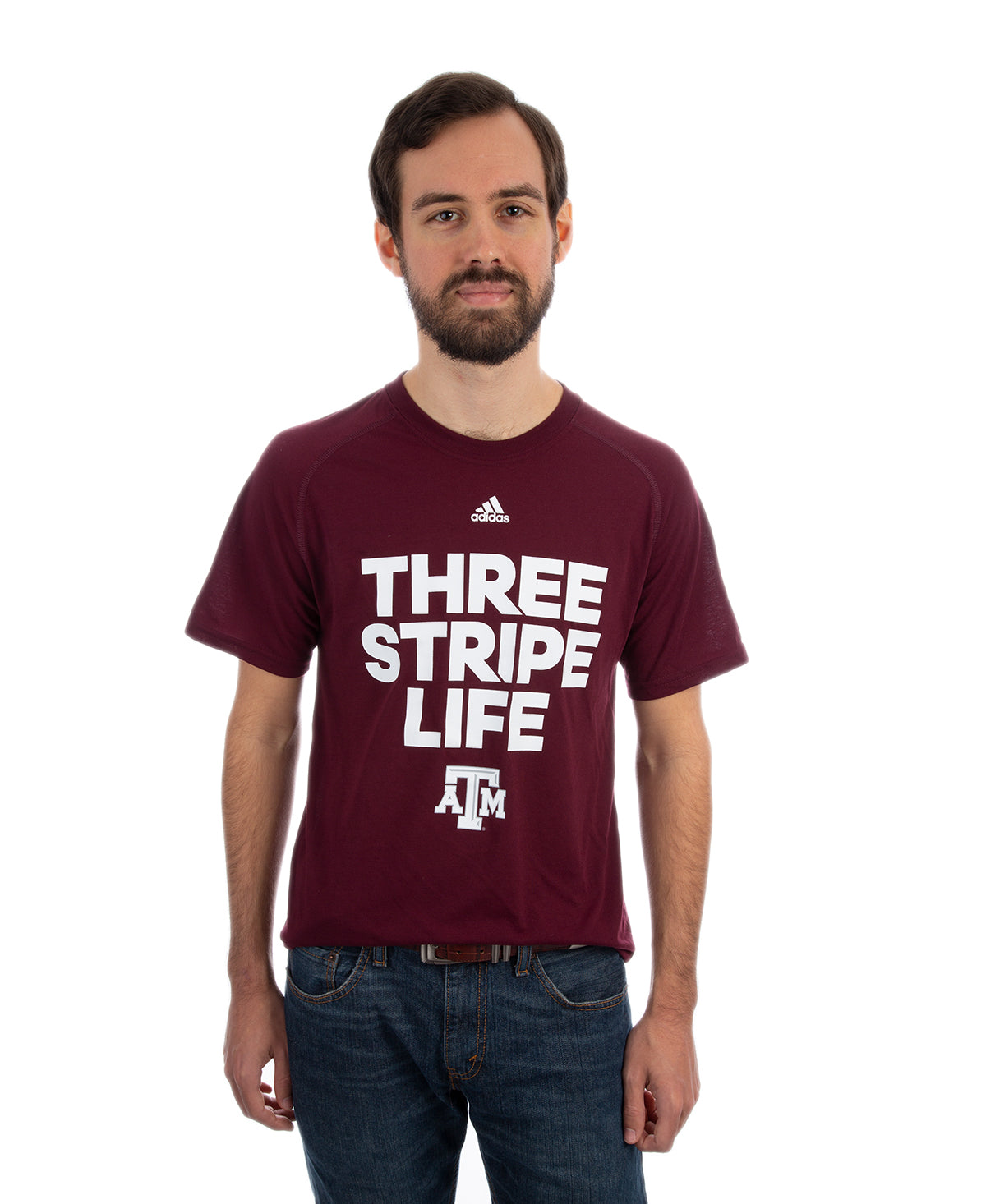 three stripe life t shirt