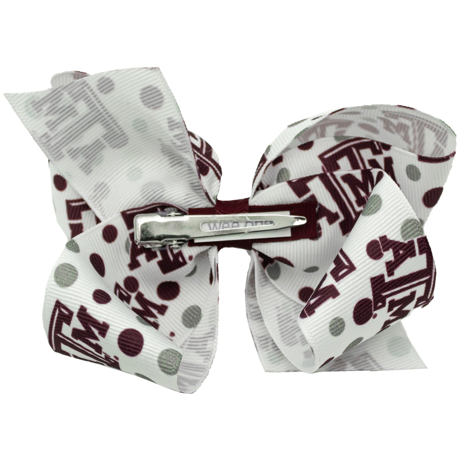 Texas A&M Large College Print Bow