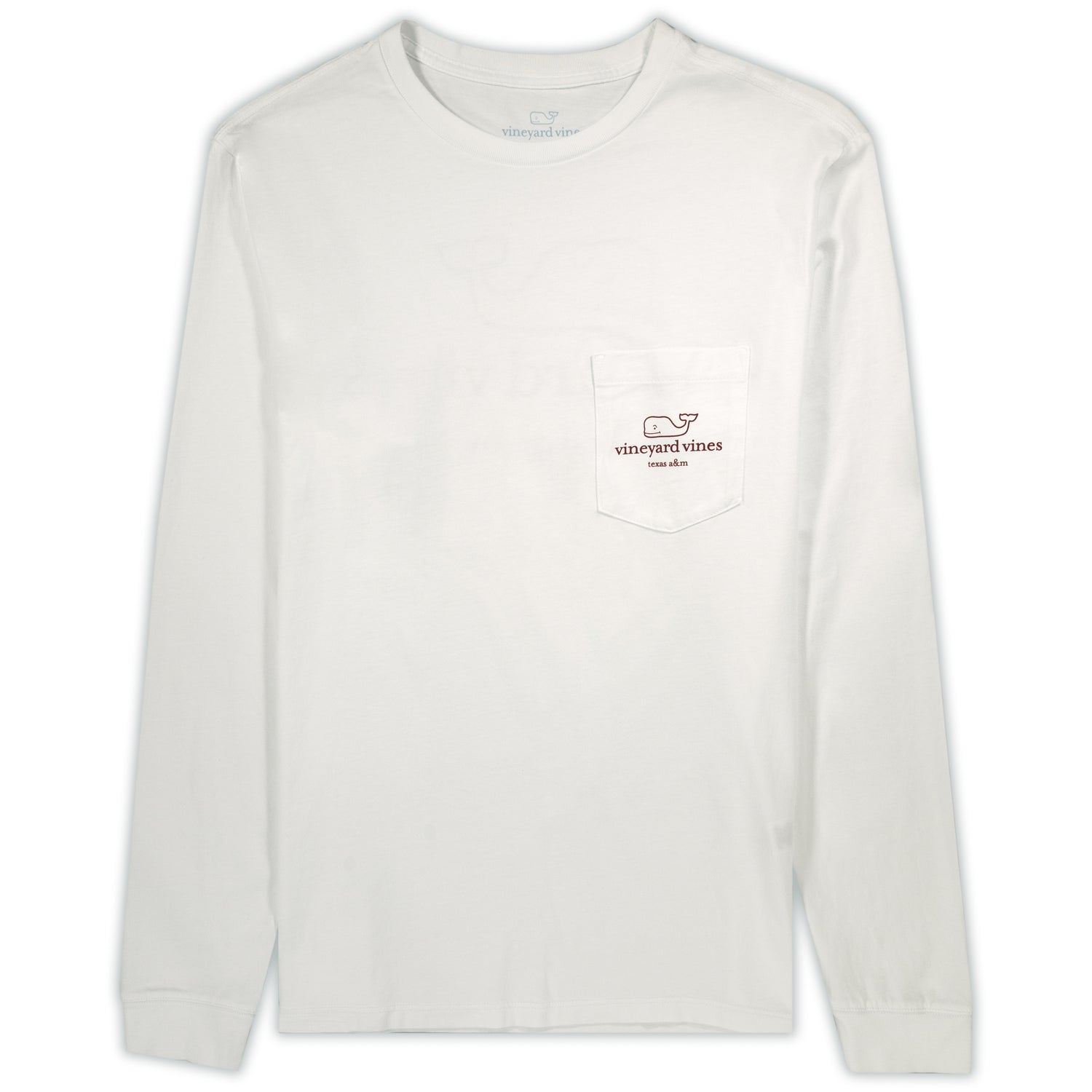 Boston Red Sox Vineyard Vines Logo Hoodie Long Sleeve T-Shirt - White