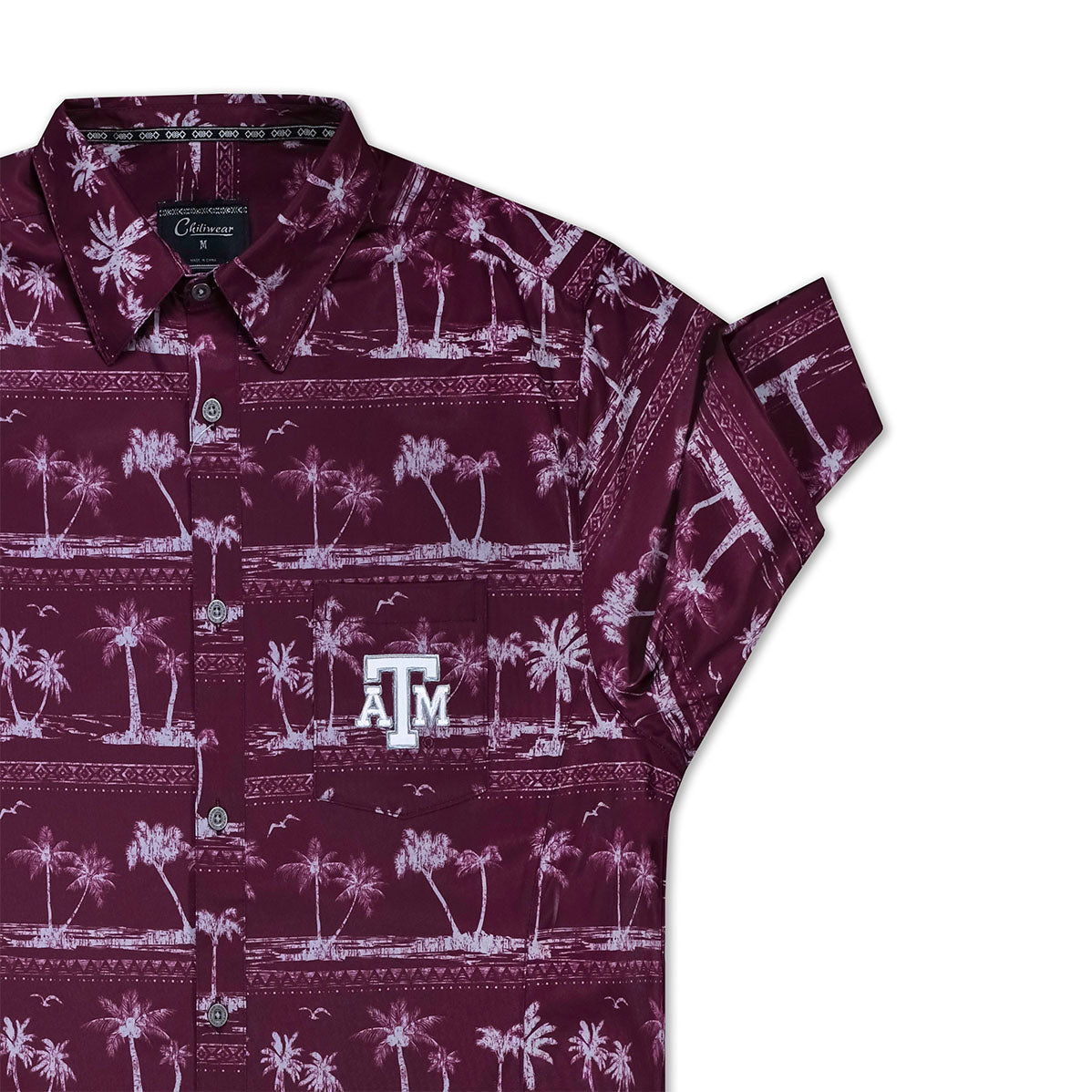 Texas A&M Colosseum Hilo Camp Button Down
