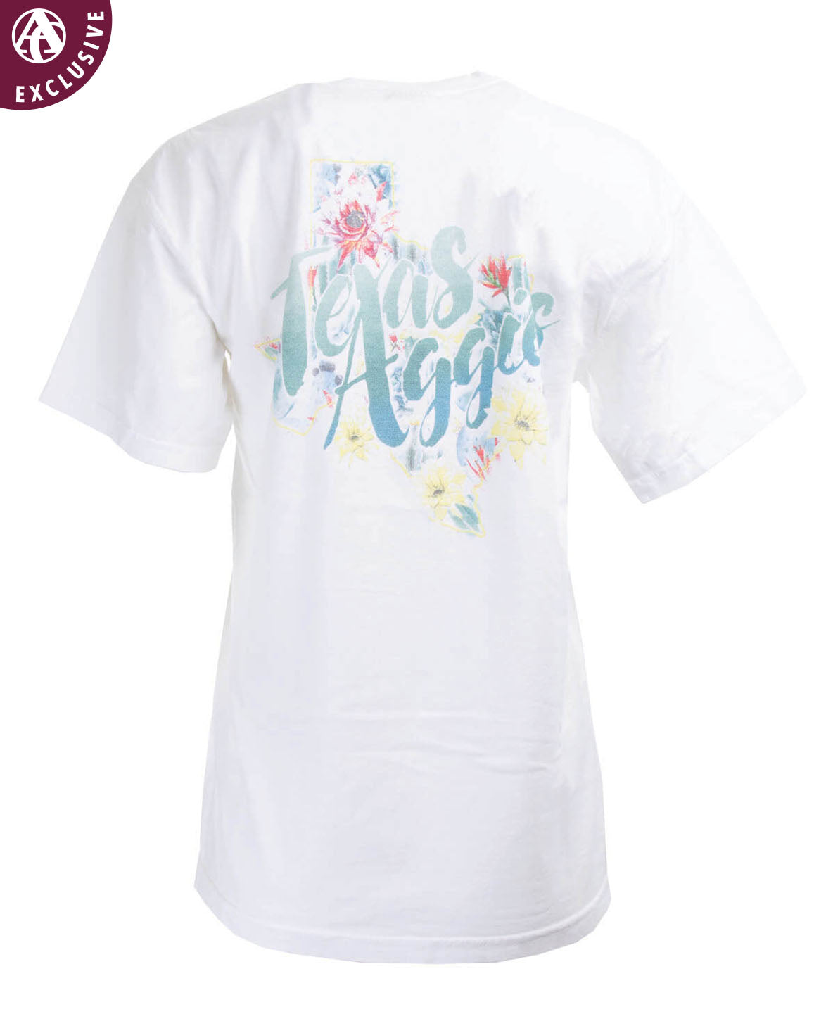 Texas A&M Aggies Floral Lone Star Texas T-Shirt