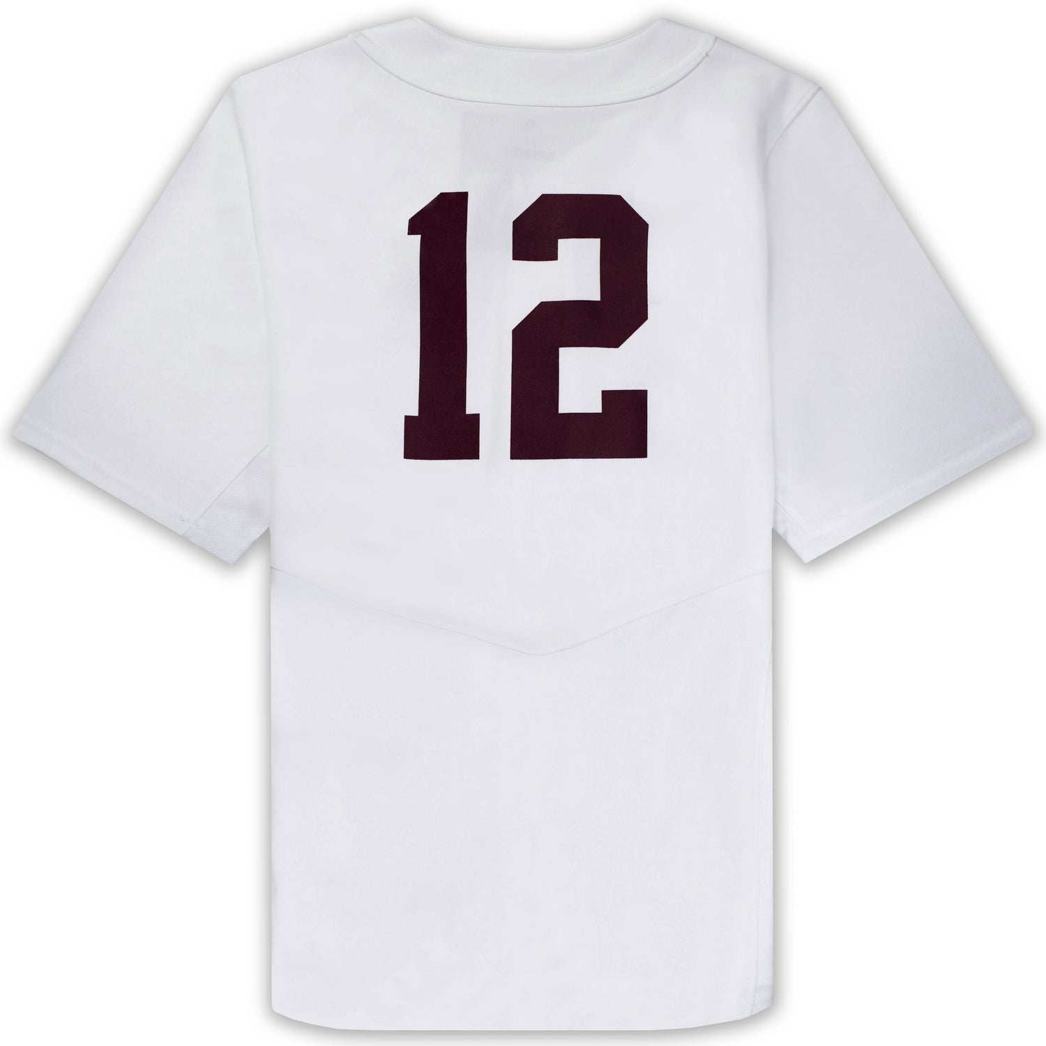 Texas A&M Adidas Diamond King Elite Full Button Youth Baseball Jersey