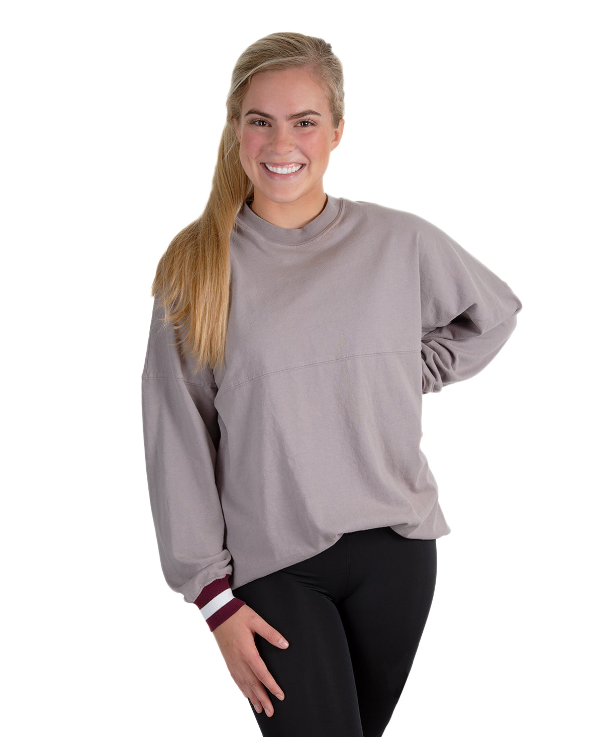 Texas A&M Contrast Cuff Spirit Jersey