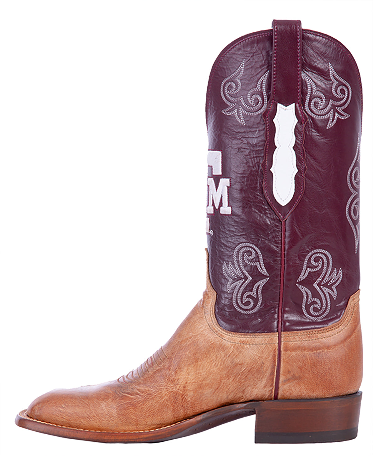 Texas A&M Lucchese Men's Maroon Boots