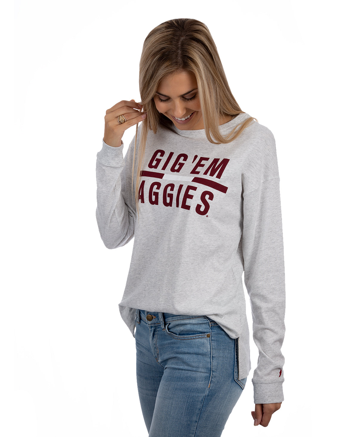 League Texas A&M Clothesline Cotton Long Sleeve