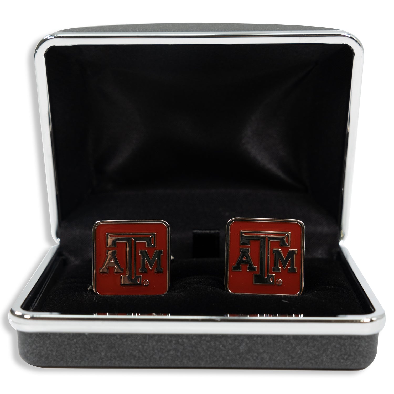 Texas A&M Maroon Beveled Cuff Links