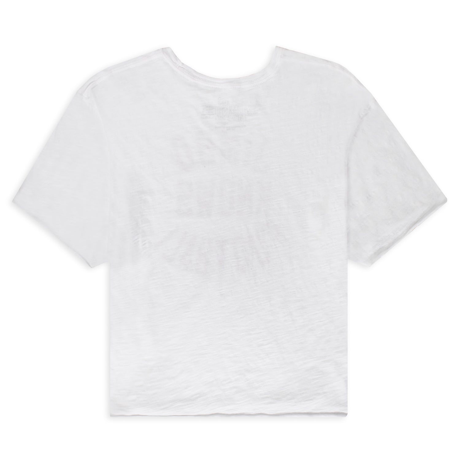 Jimbo Knows Football Women`s Crop with Raw Edge Crop Tee