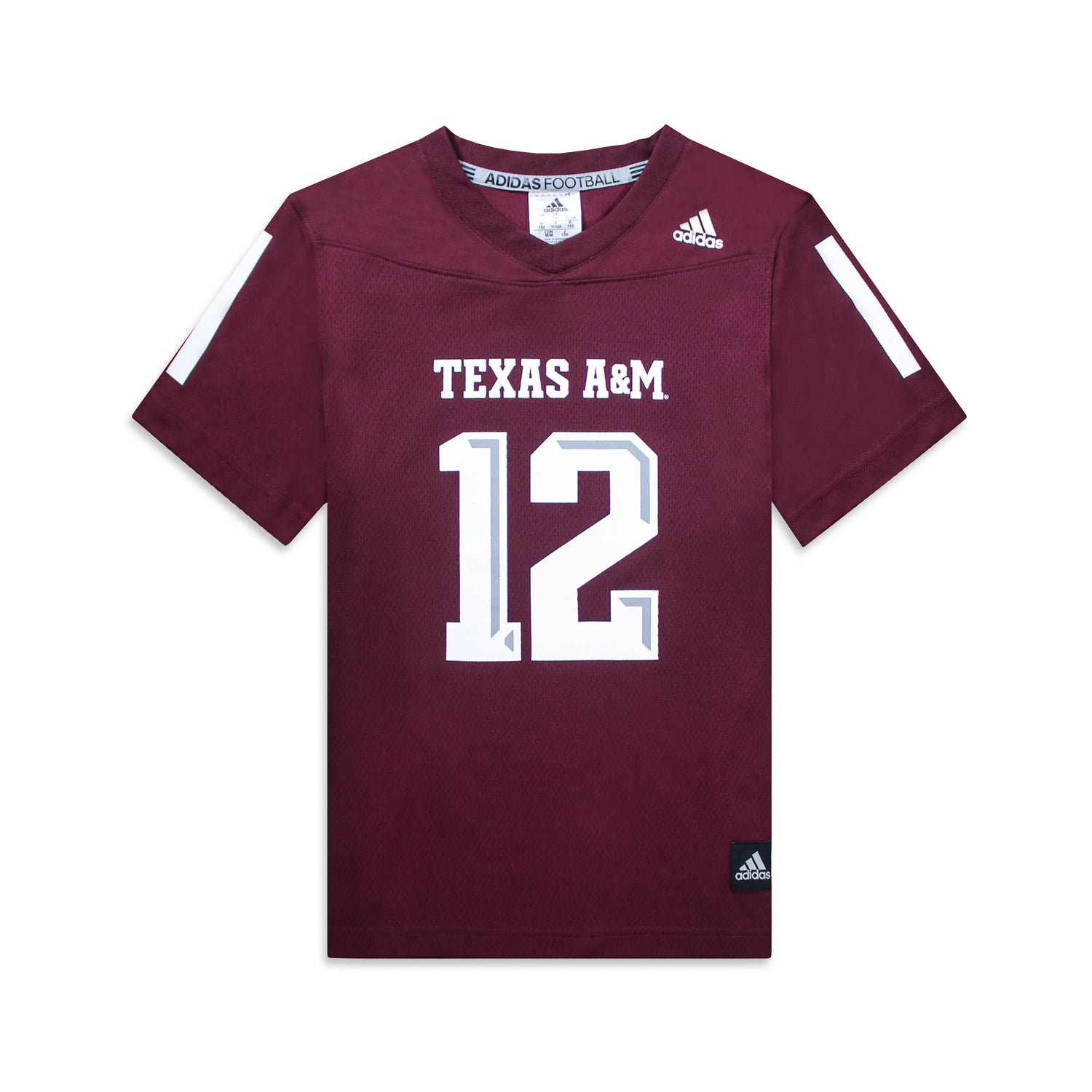 Texas A&M Adidas Youth Replica Football Jersey