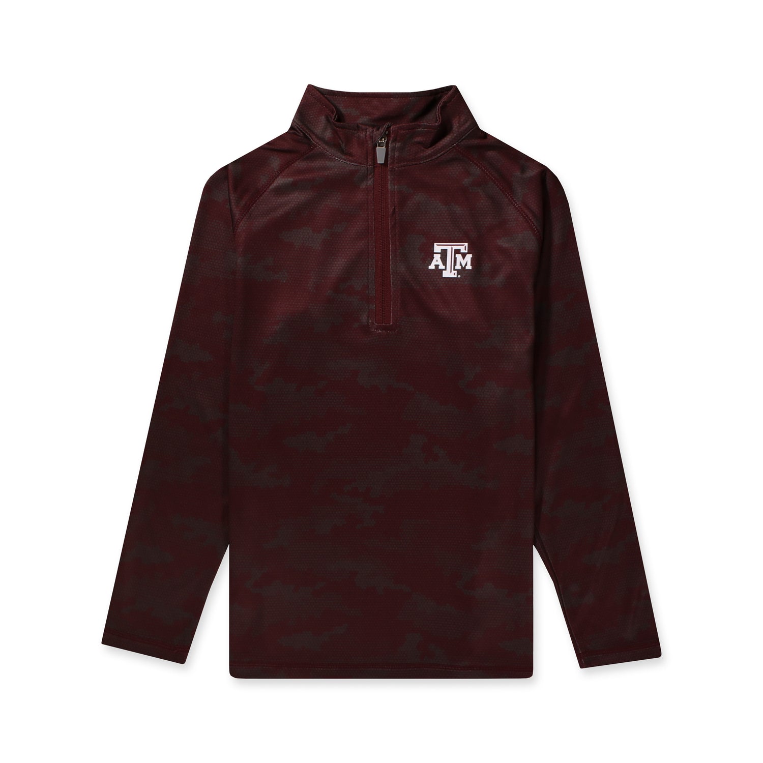 Texas A&M Ty Toddler Brushed Camo 1/4 Zip