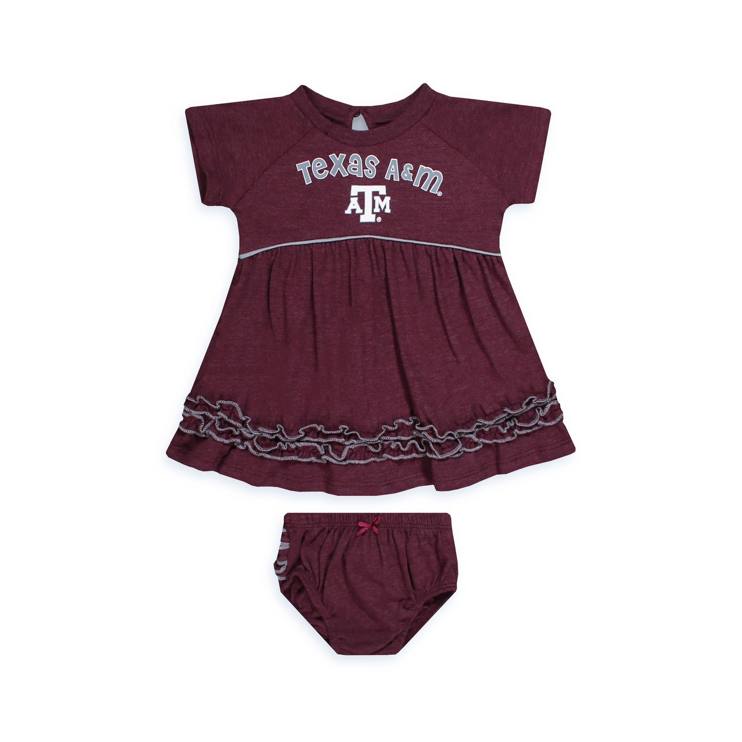 Texas A&M Plucky Infant Dress & Bloomers Set