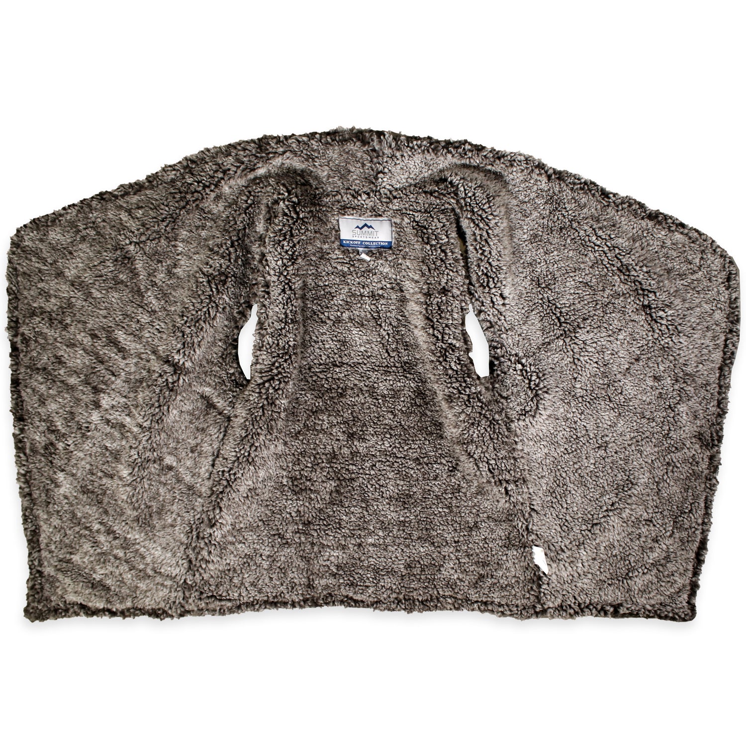 Texas A&M Heathered Sherpa Draped Vest