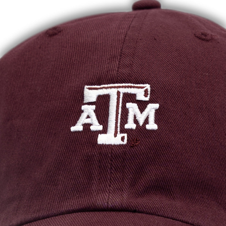 Texas A&M Dark Maroon Base Runner Clean Up Hat