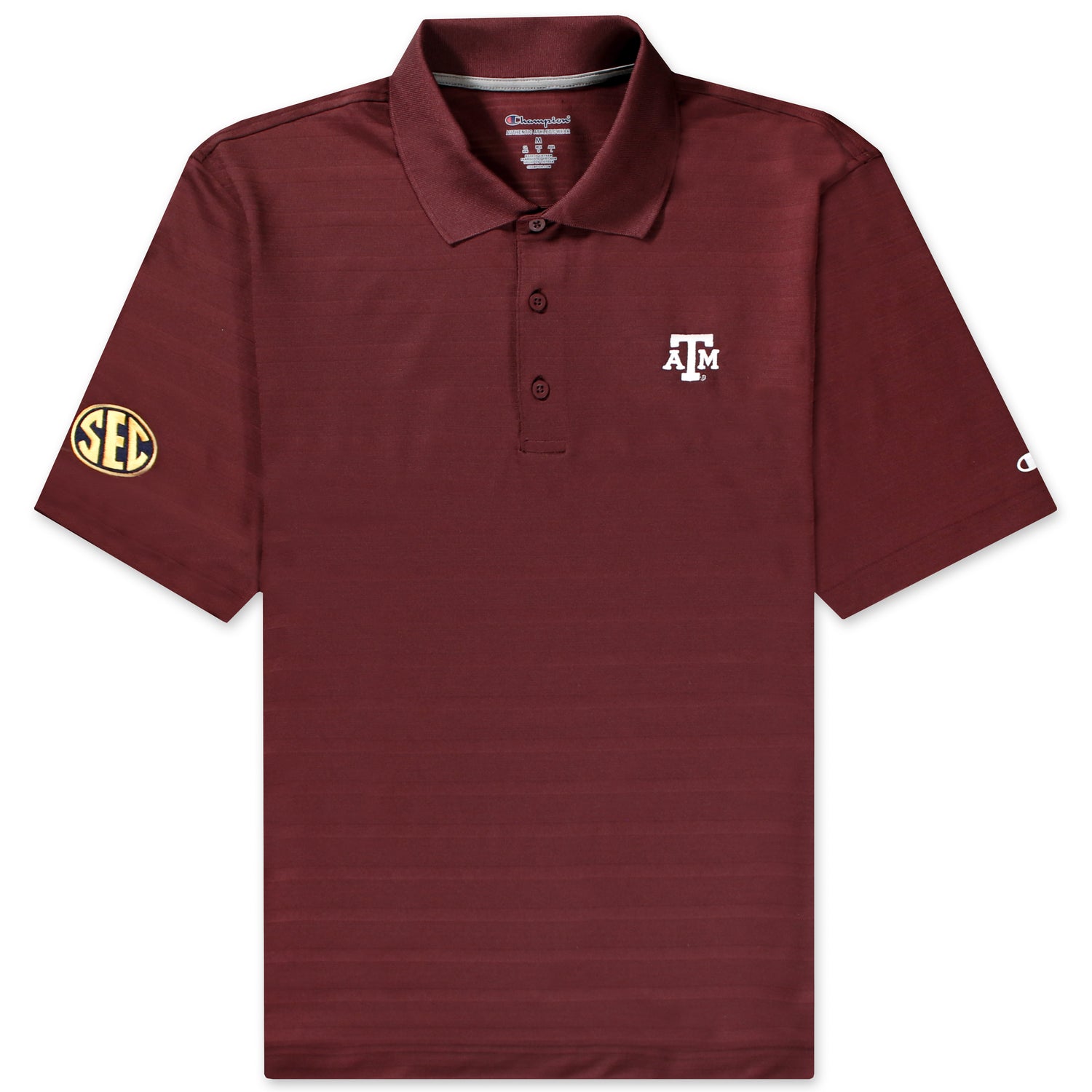 Textured Solid Polo - SEC/ ATM
