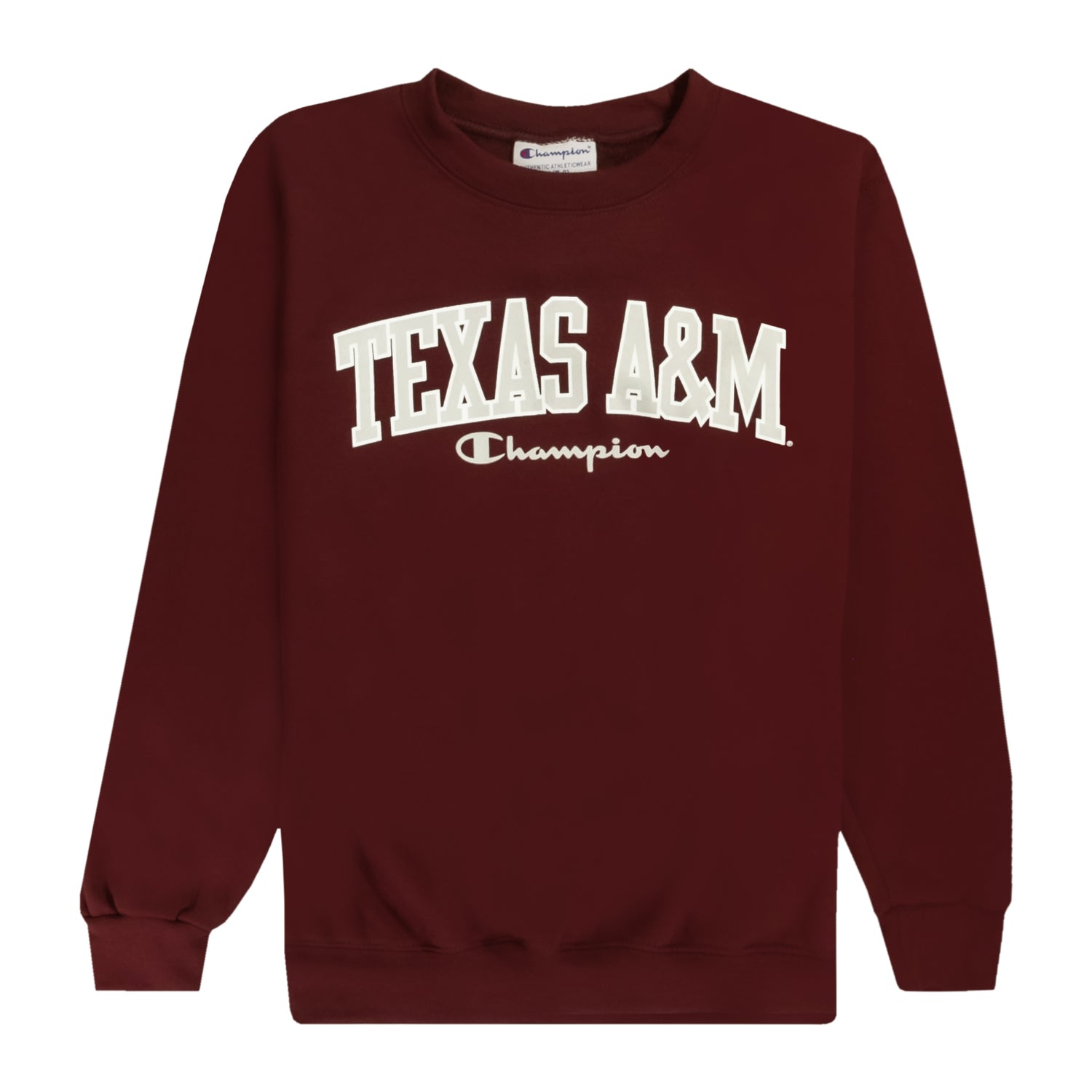 Texas A&M Champion Youth Powerblend Fleece Crew