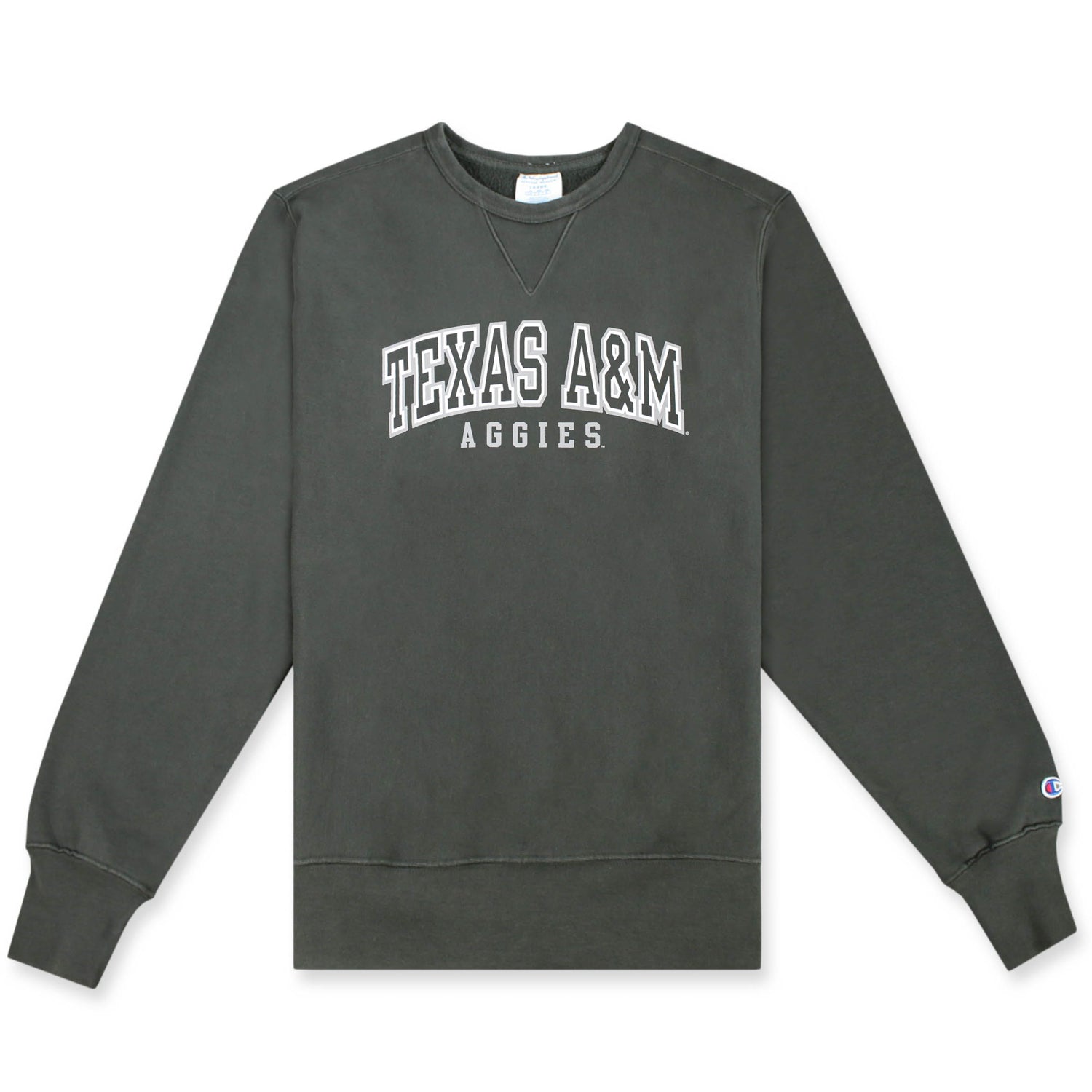 Texas A&M Champion Reverse Weave Vintage Wash Crew