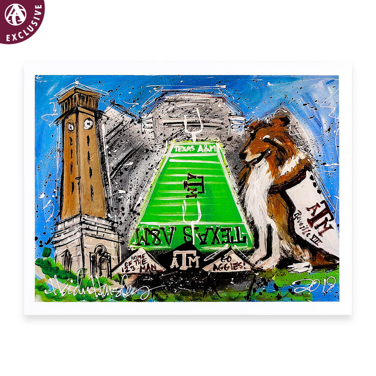 Texas A&M Heidi Hensley Notecard