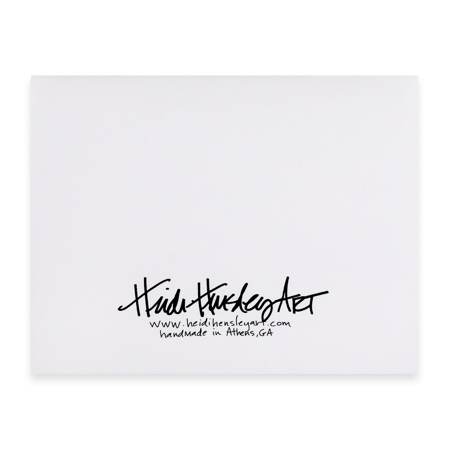 Texas A&M Heidi Hensley Notecard