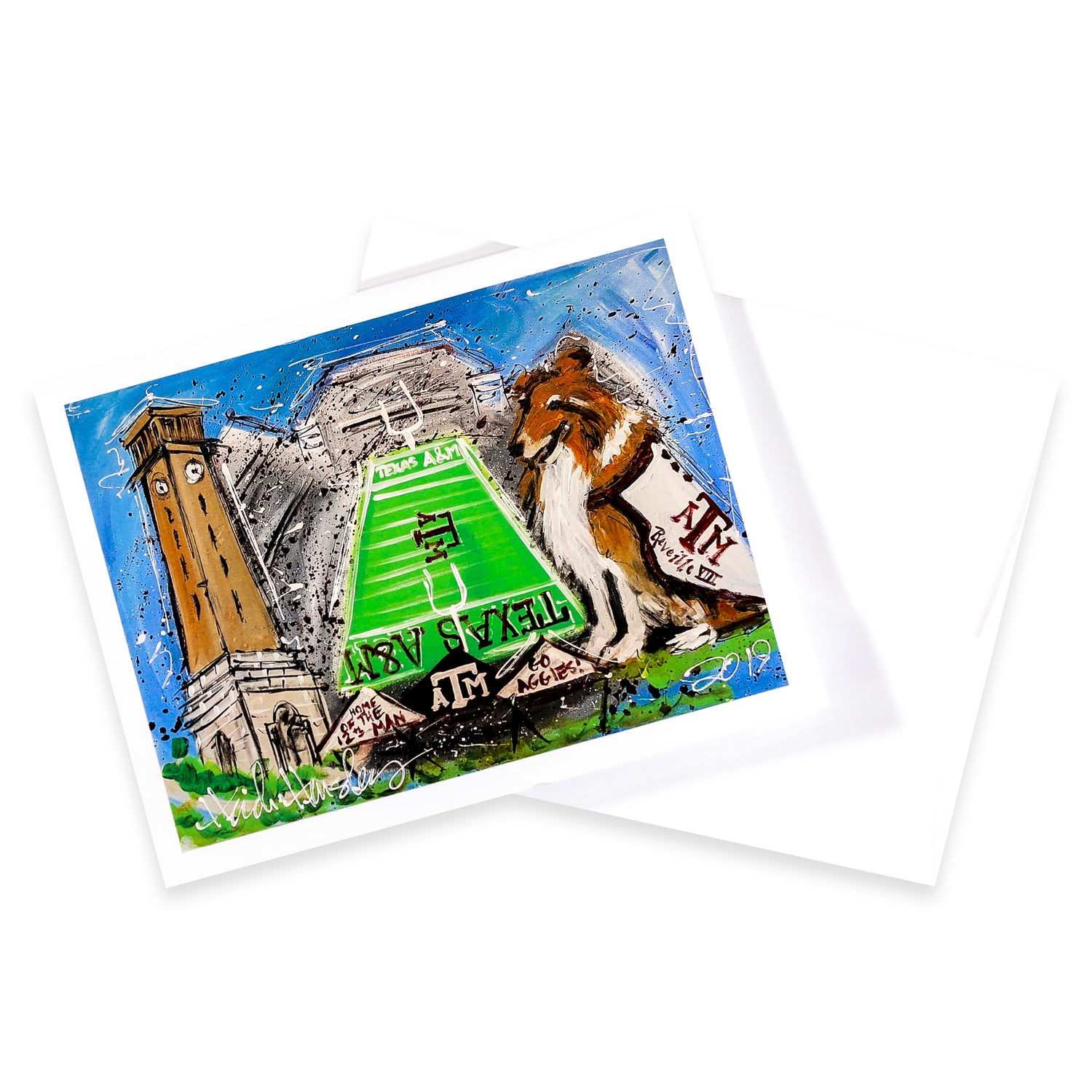 Texas A&M Heidi Hensley Notecard